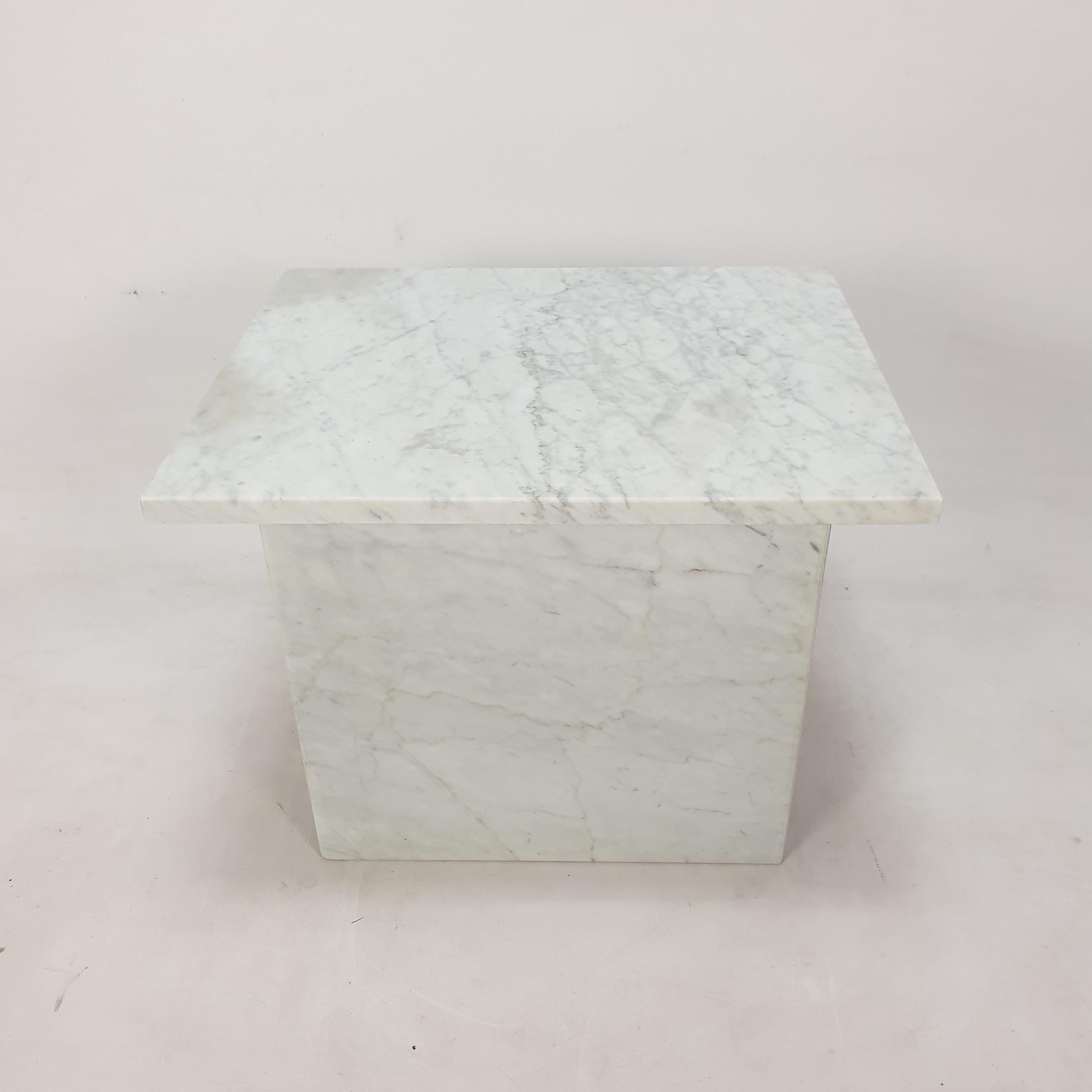 Italian Marble Coffee or Side Table, 1980s For Sale 7