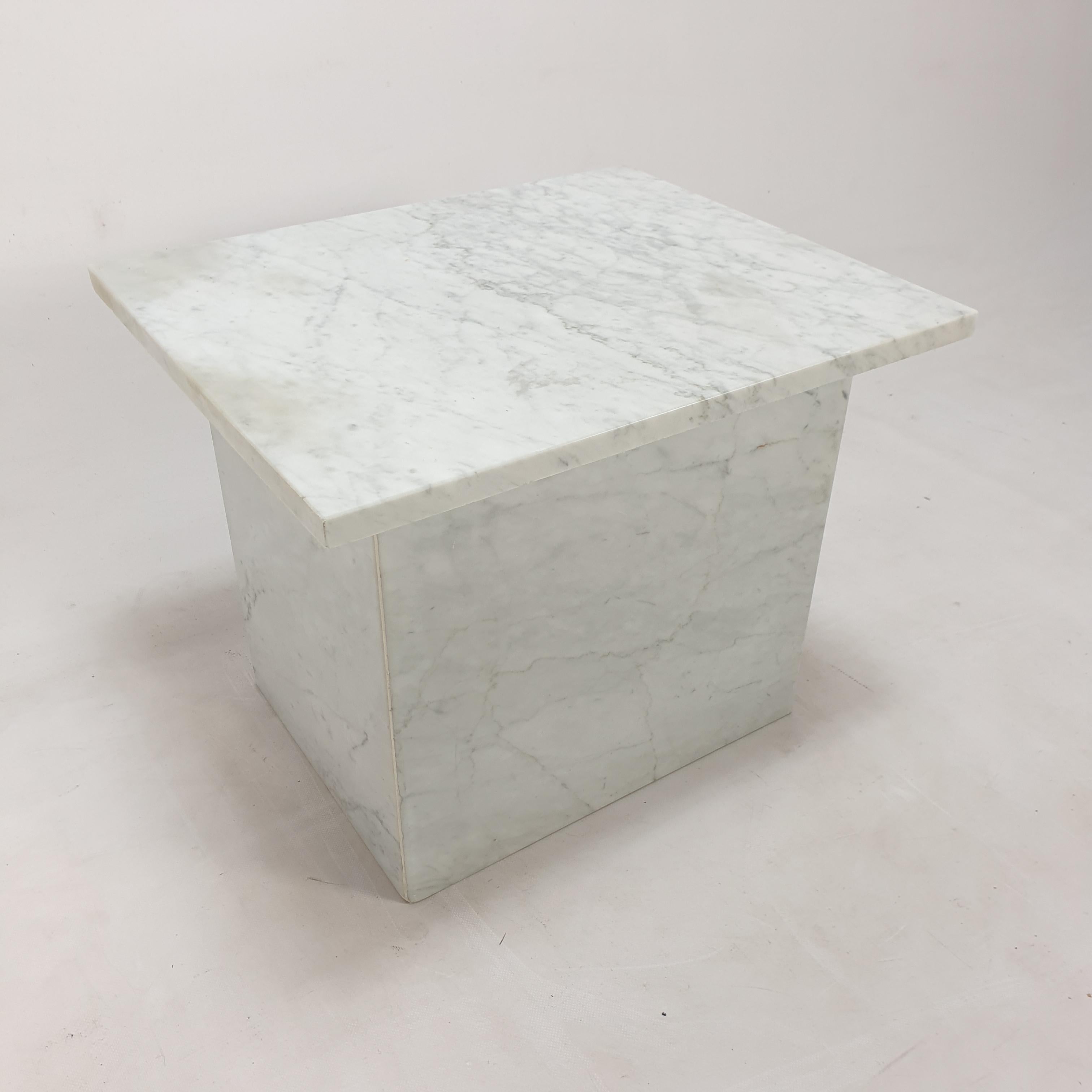 Italian Marble Coffee or Side Table, 1980s For Sale 9