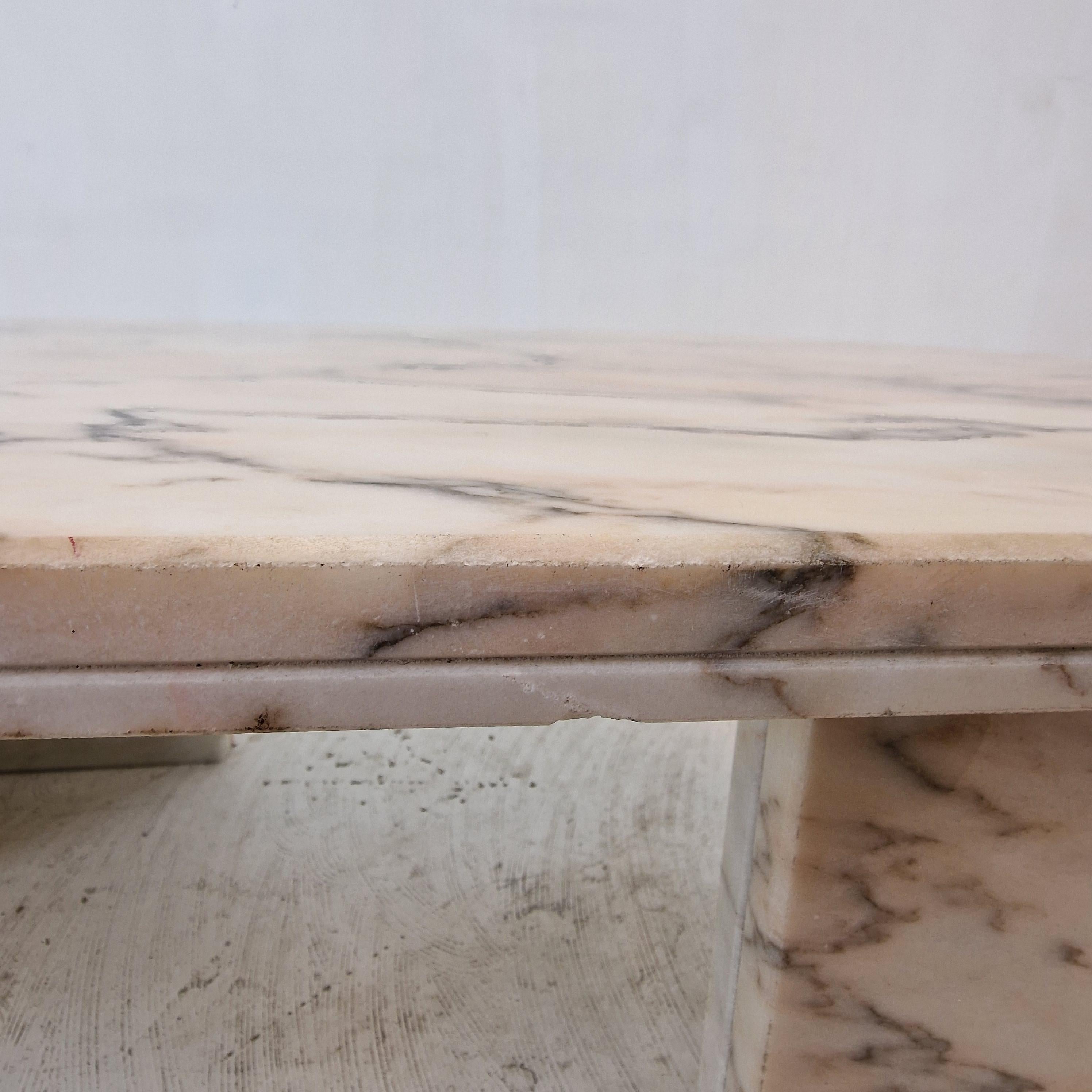 Italian Marble Coffee or Side Table, 1980s For Sale 10