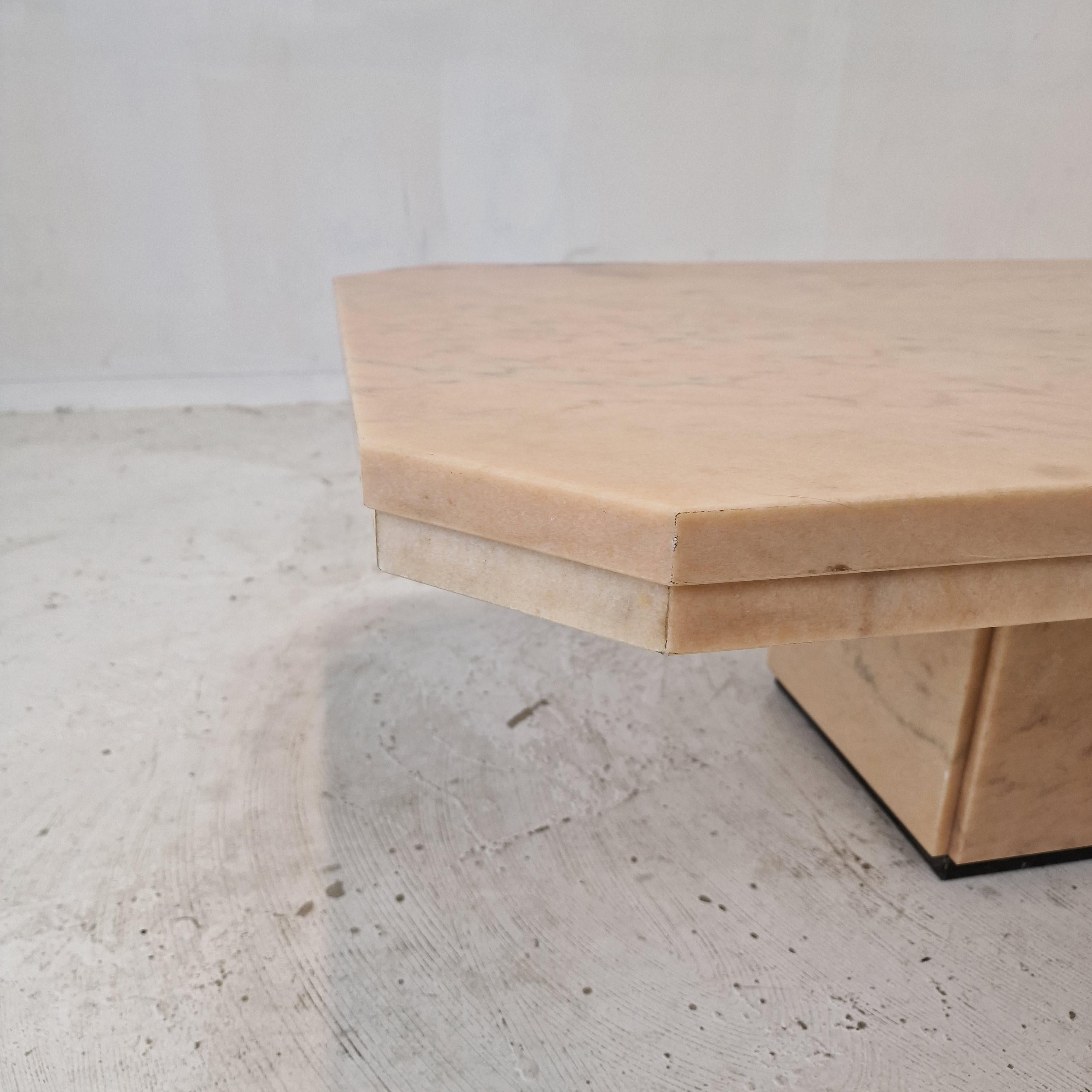 Italian Marble Coffee or Side Table, 1980s For Sale 11