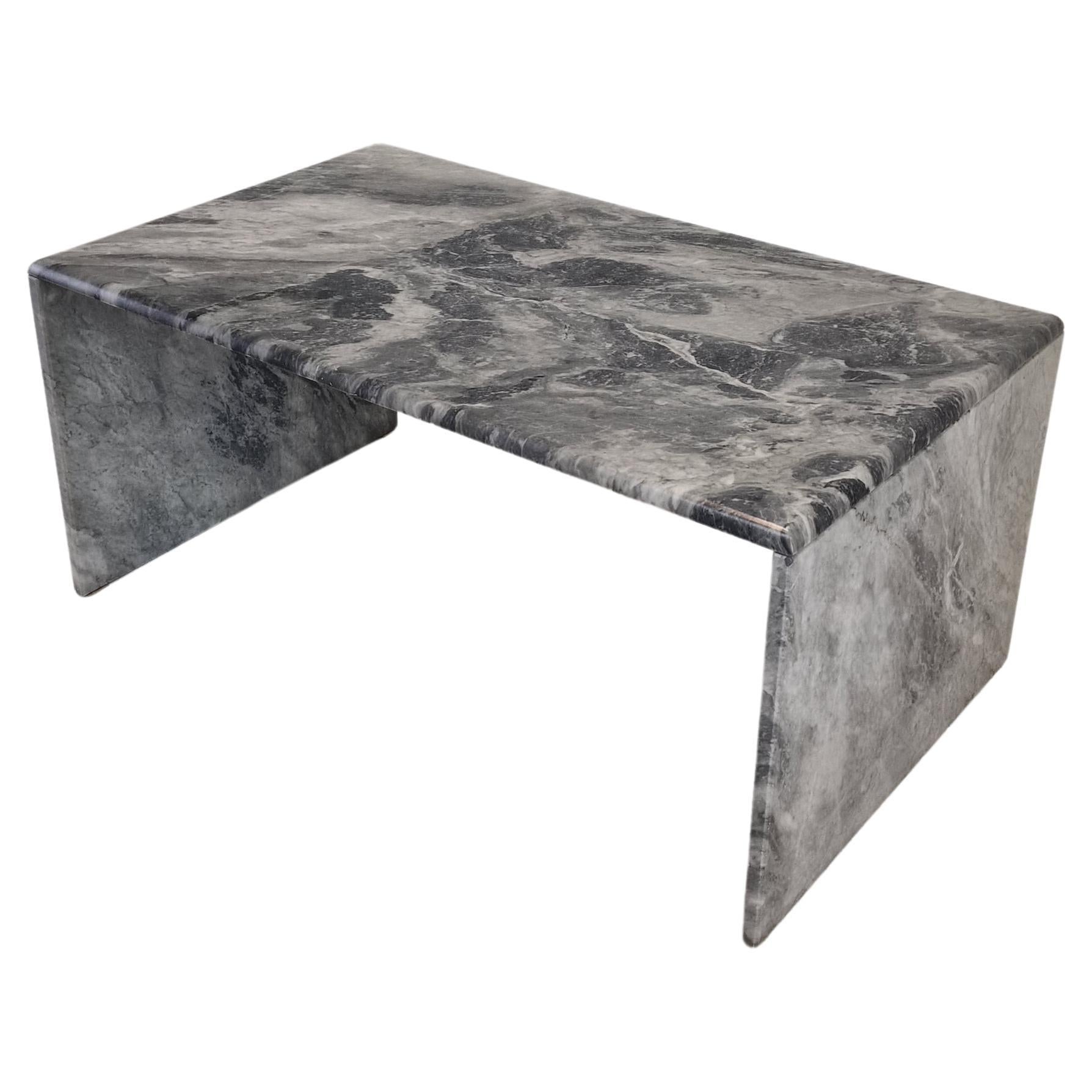 Italian Marble Coffee or Side Table, 1980s For Sale