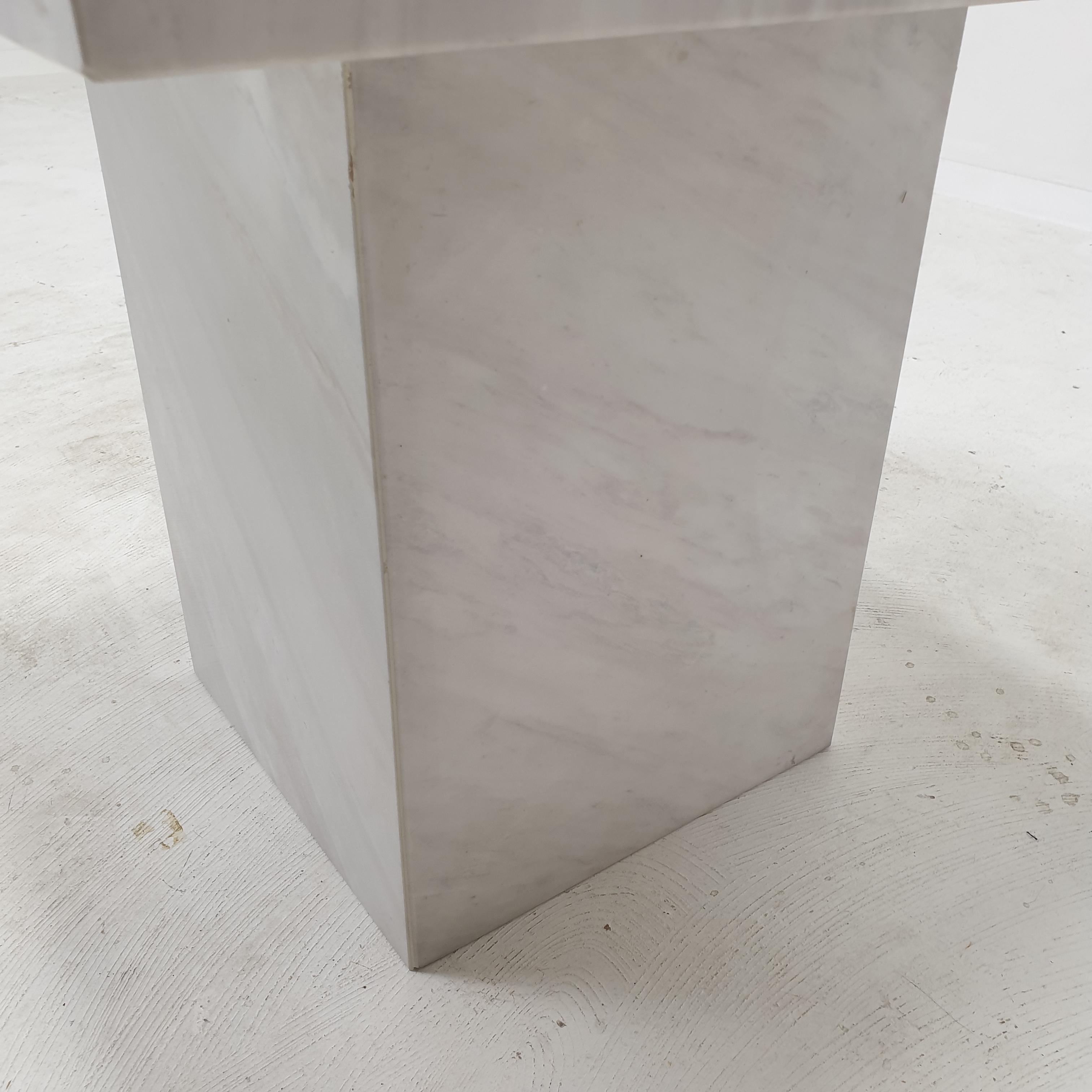 Italian Marble Coffee or Side Table, 1980s For Sale 7