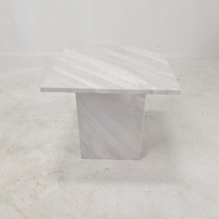 Italian Marble Coffee or Side Table, 1980s