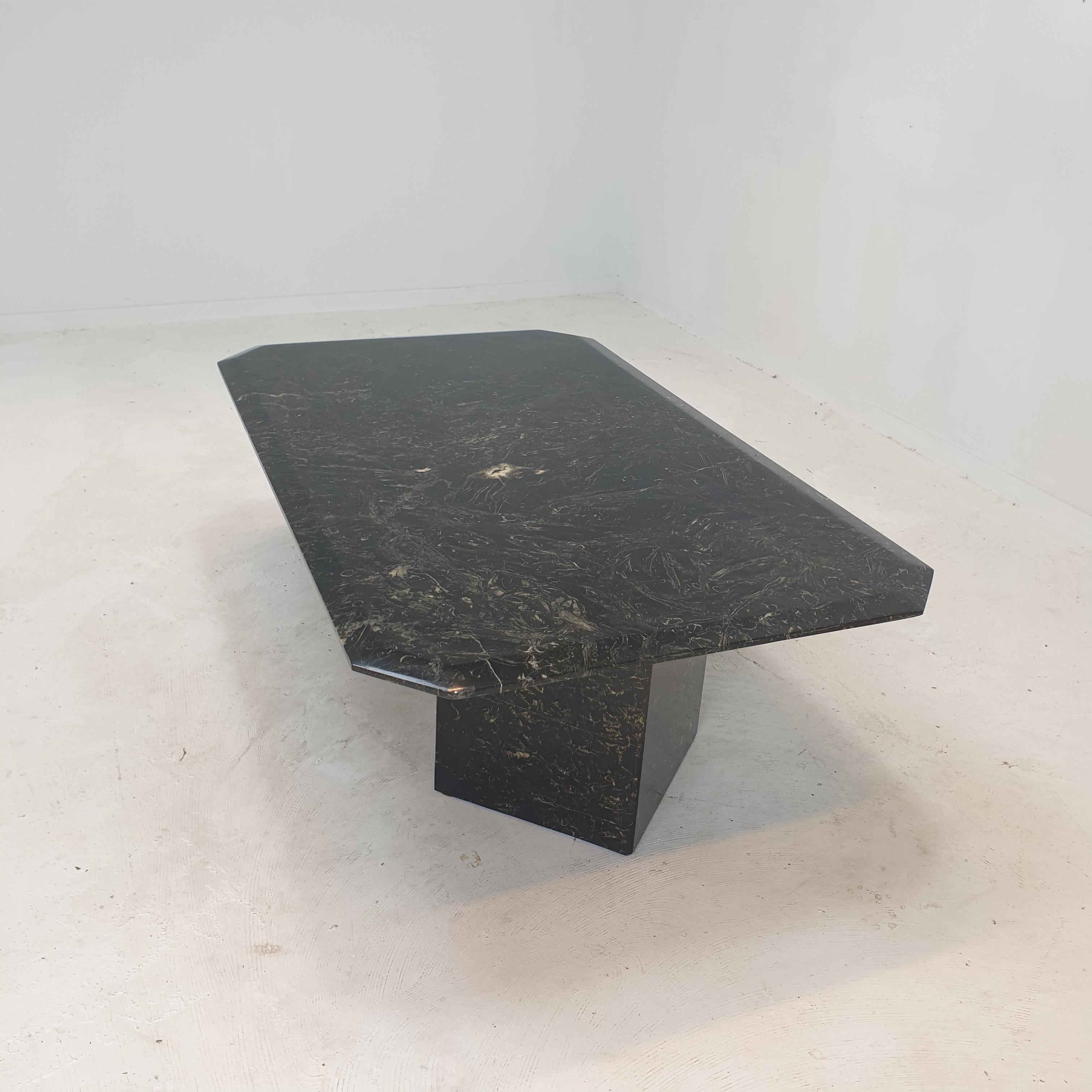 Italian Marble Coffee Table, 1970's For Sale 5