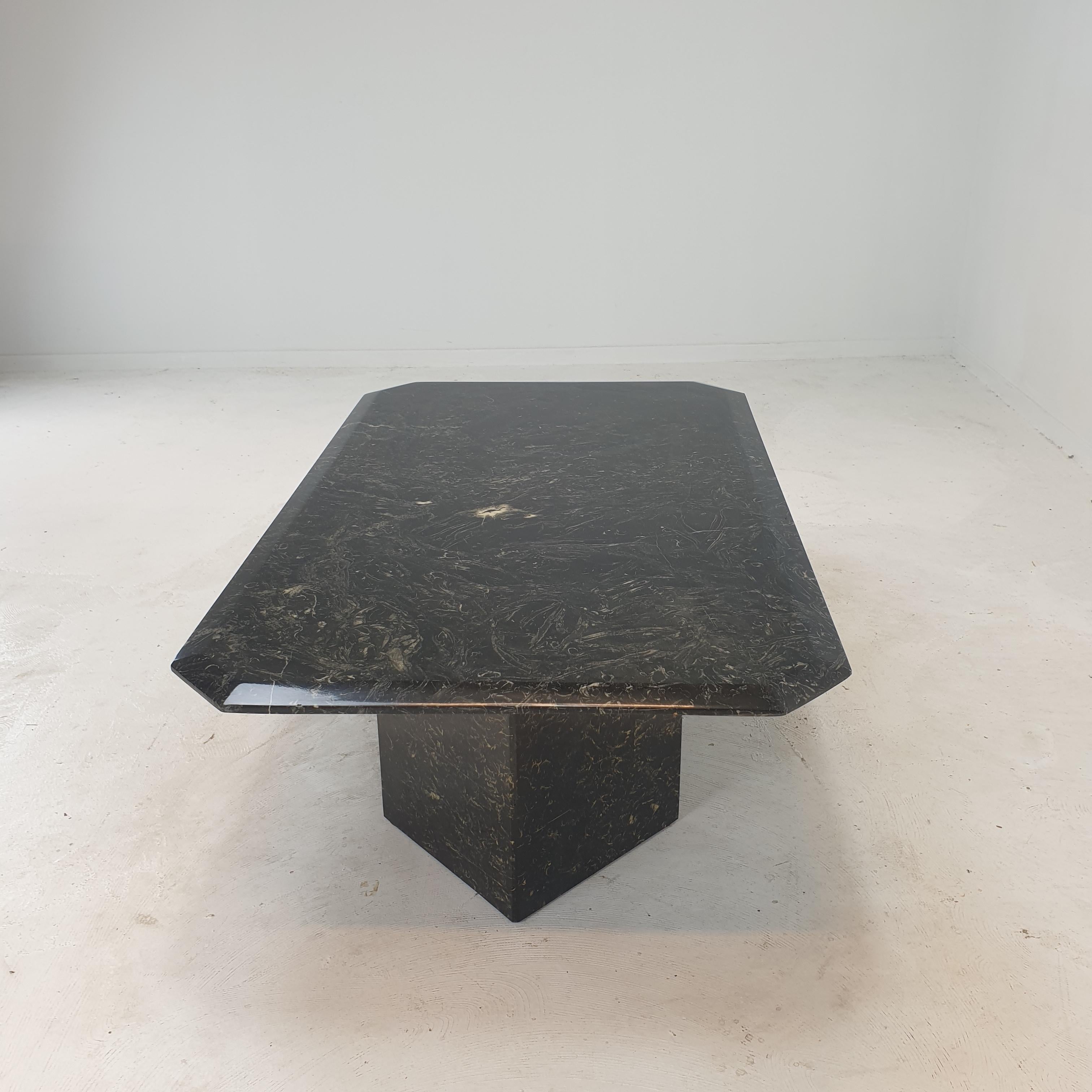 Italian Marble Coffee Table, 1970's For Sale 6