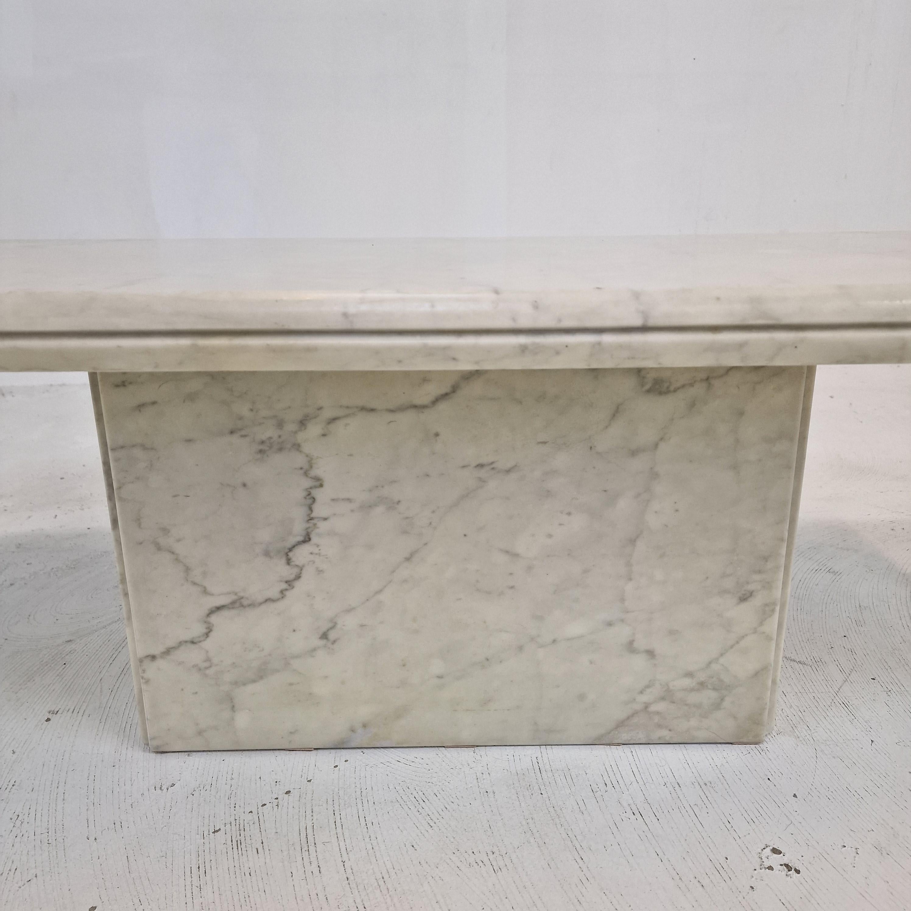 Italian Marble Coffee Table, 1970's For Sale 8