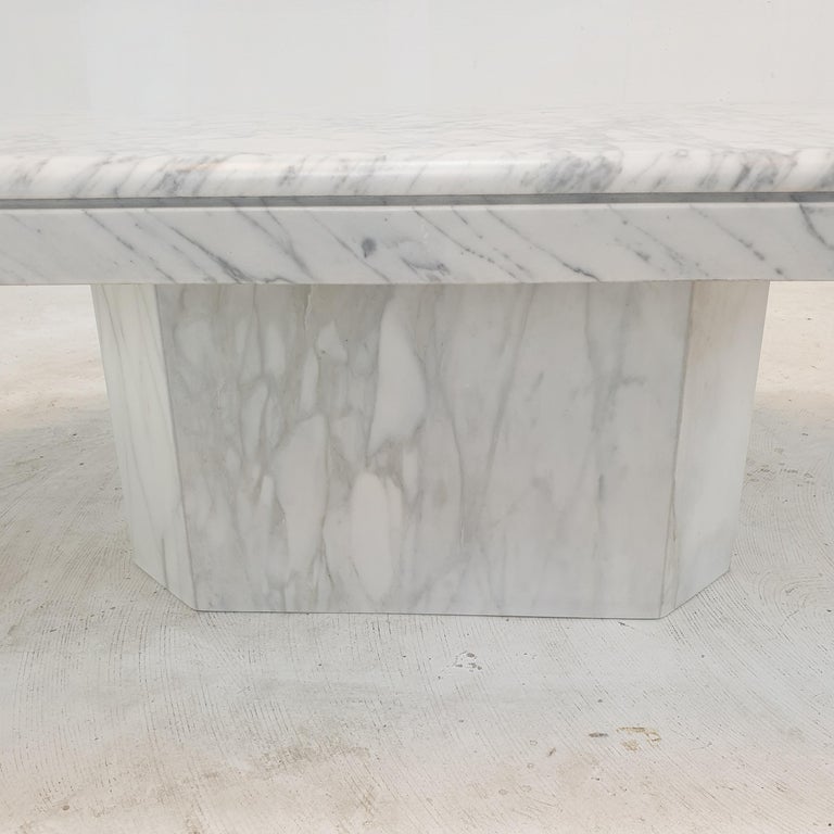 Italian Marble Coffee Table, 1970's For Sale at 1stDibs