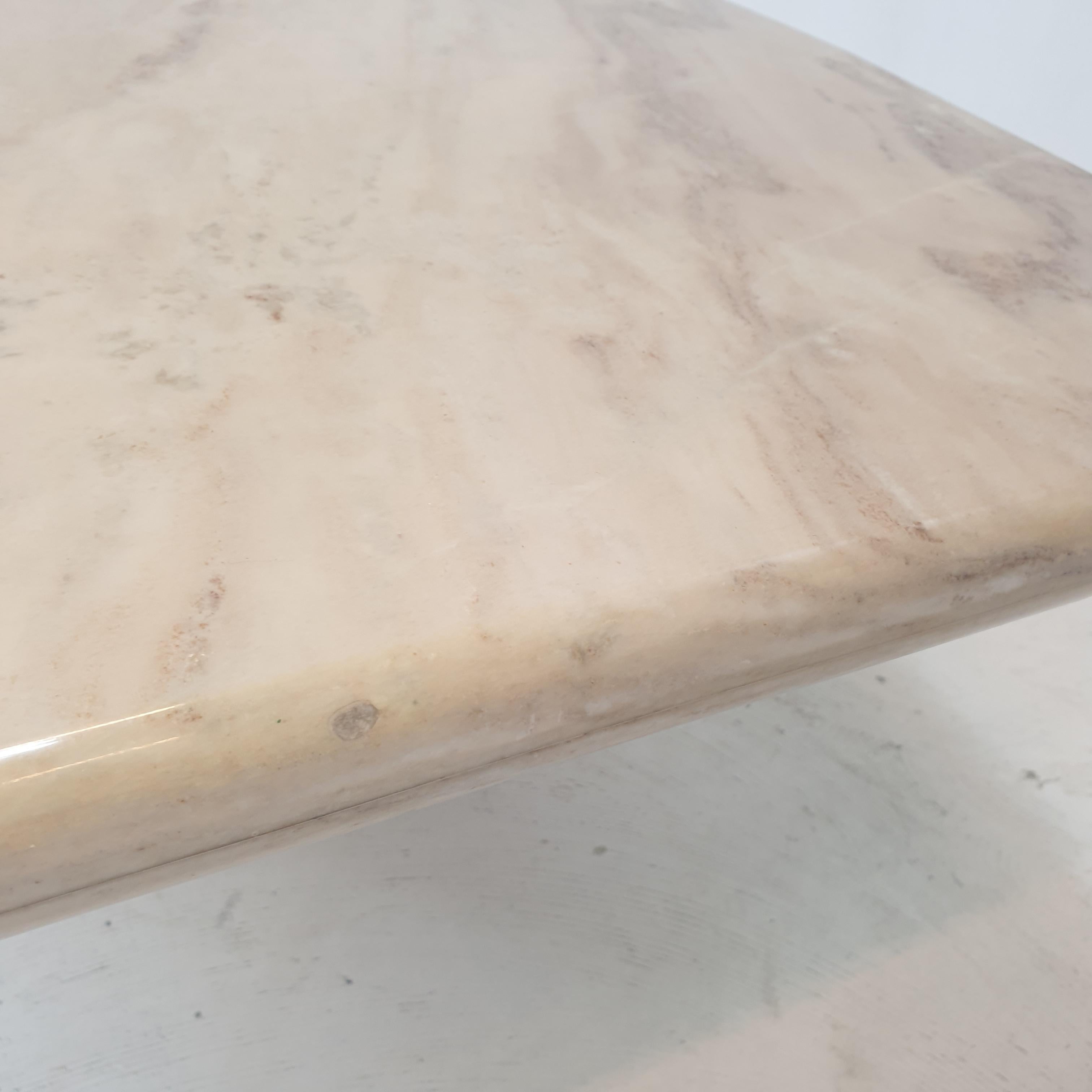 Italian Marble Coffee Table, 1970's For Sale 10