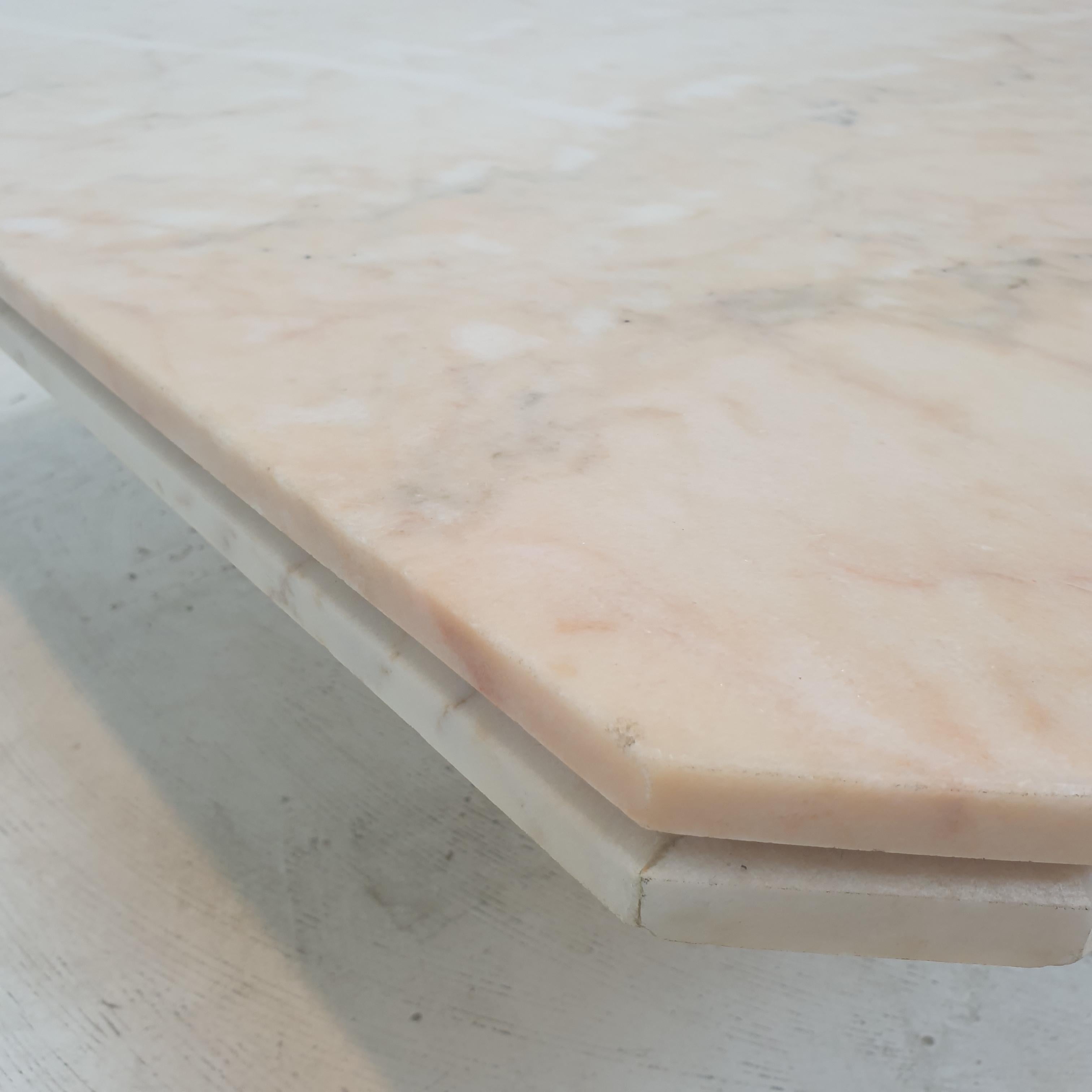 Italian Marble Coffee Table, 1970's For Sale 10