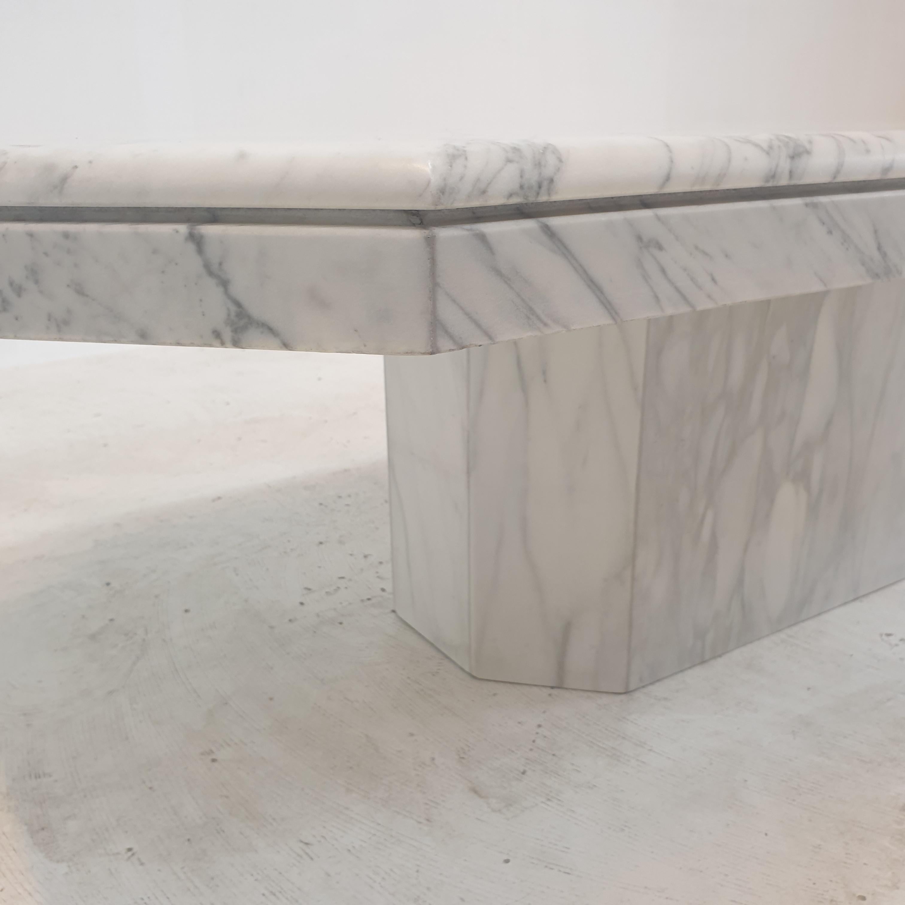 Italian Marble Coffee Table, 1970's For Sale 10