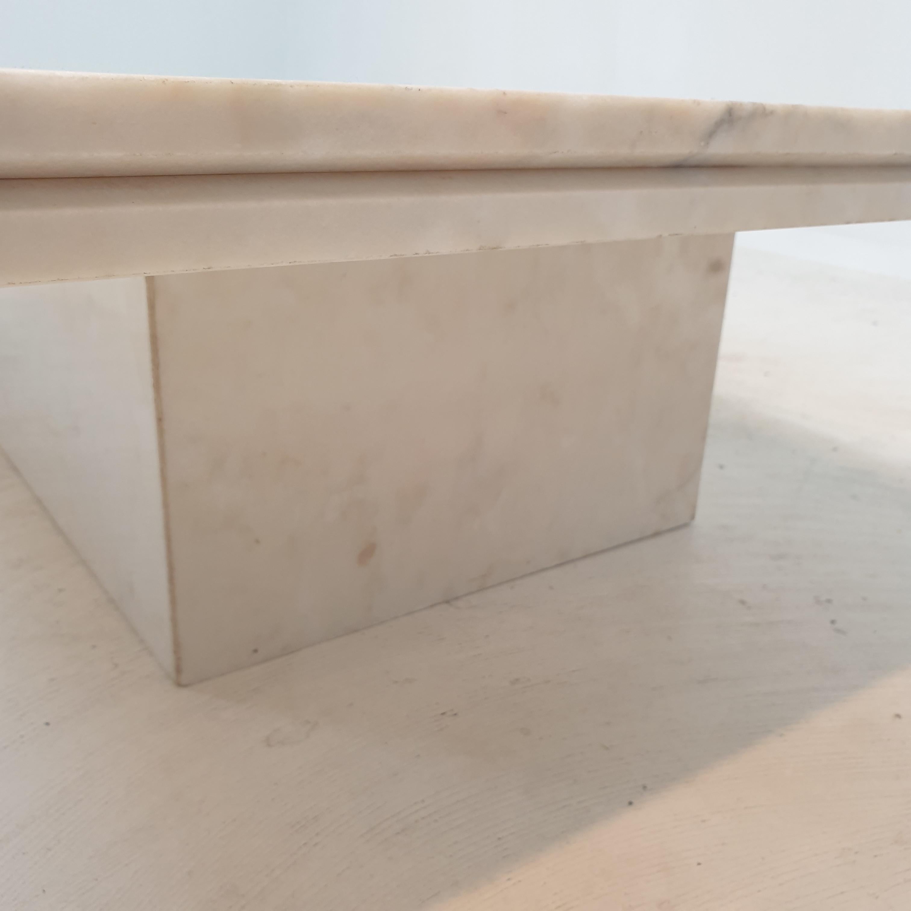 Italian Marble Coffee Table, 1970's For Sale 14