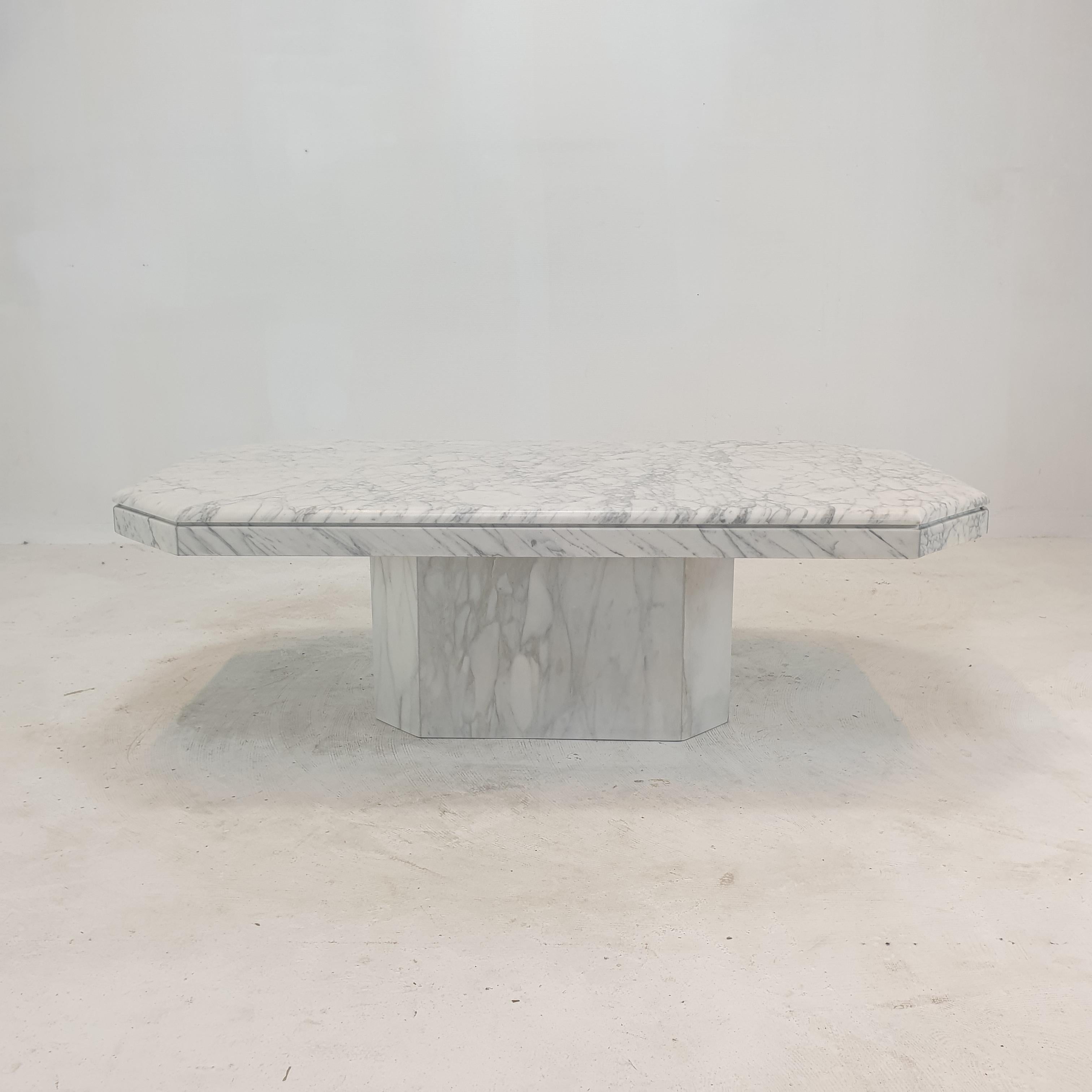solid marble coffee table