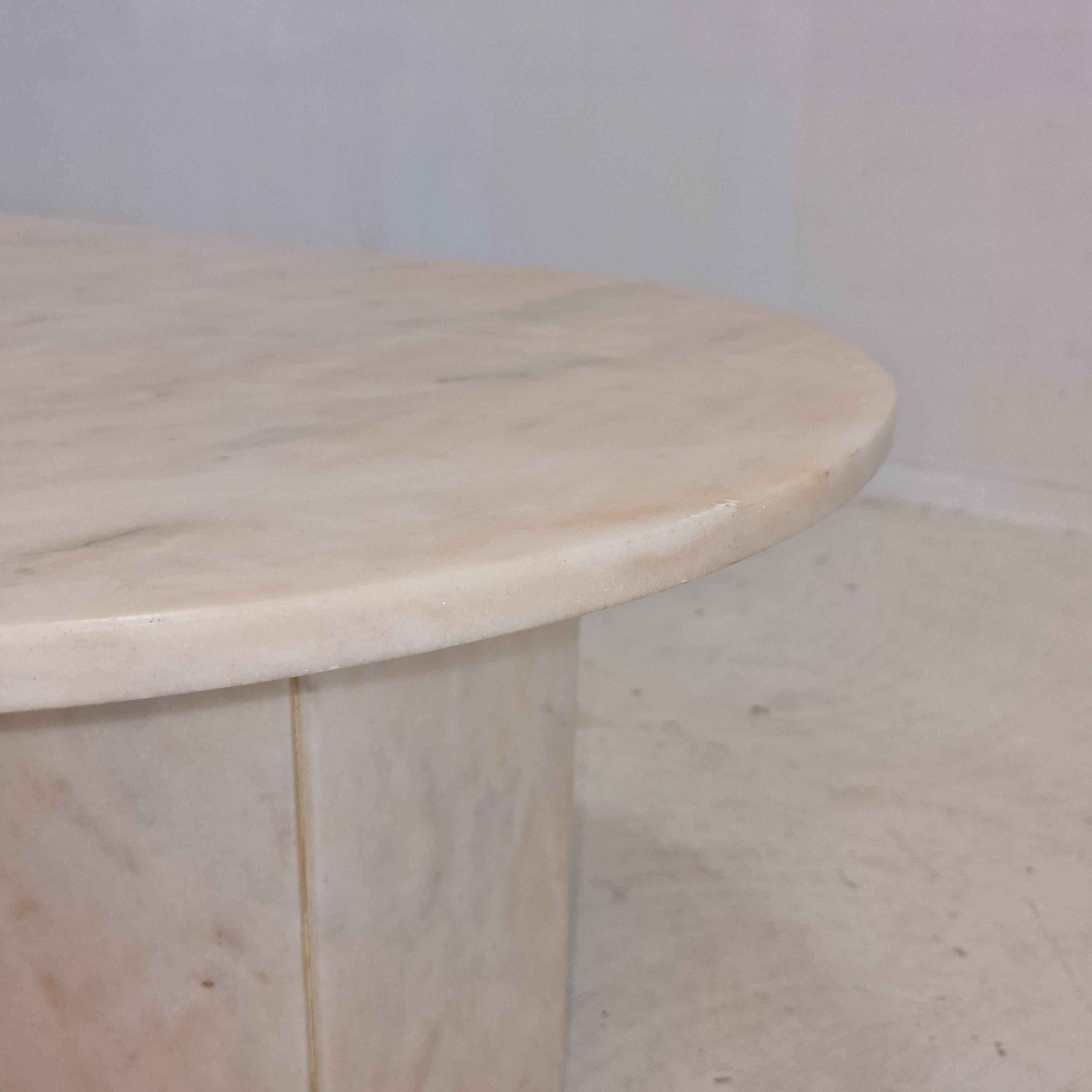 Italian Marble Coffee Table, 1980s For Sale 8