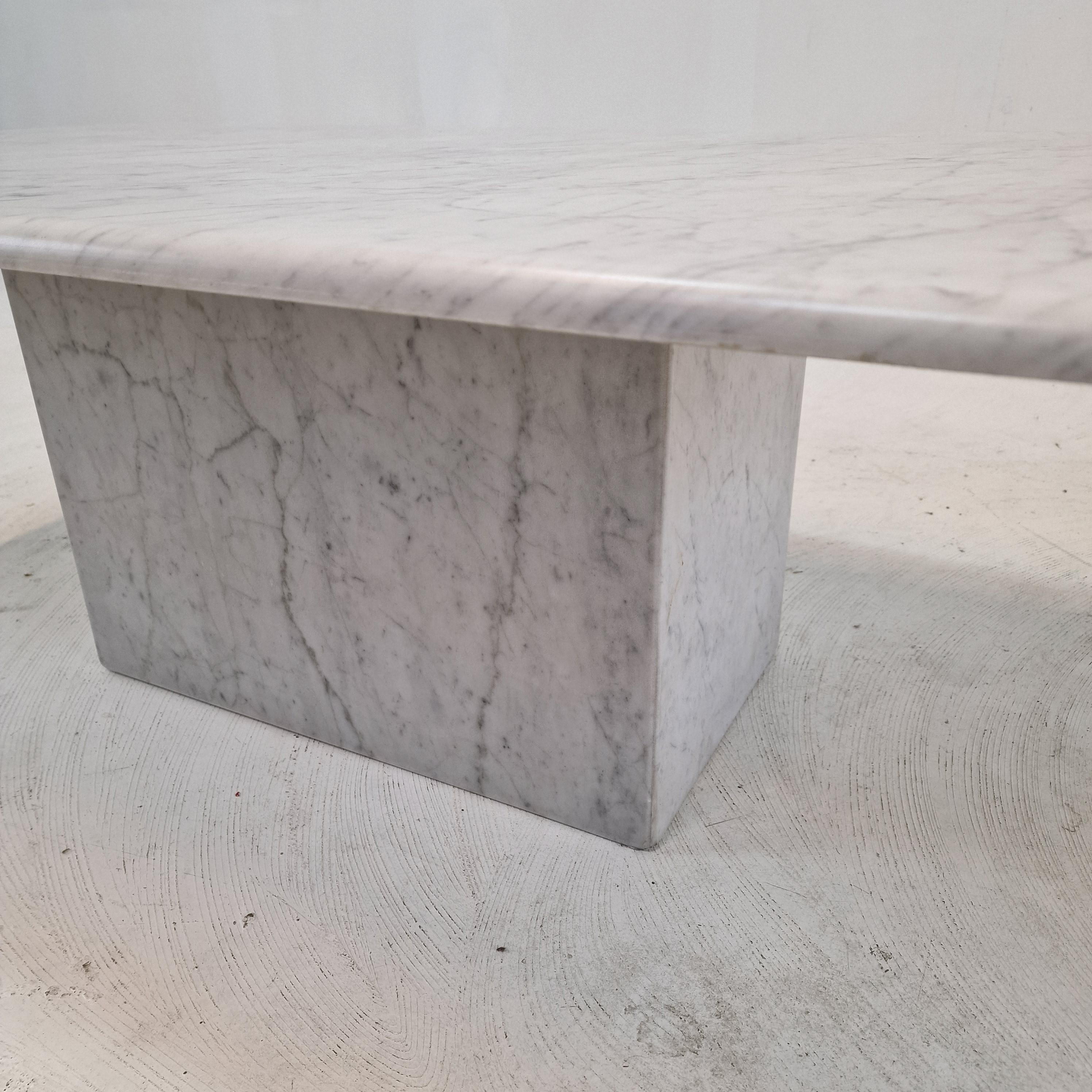 Italian Marble Coffee Table, 1980s For Sale 10