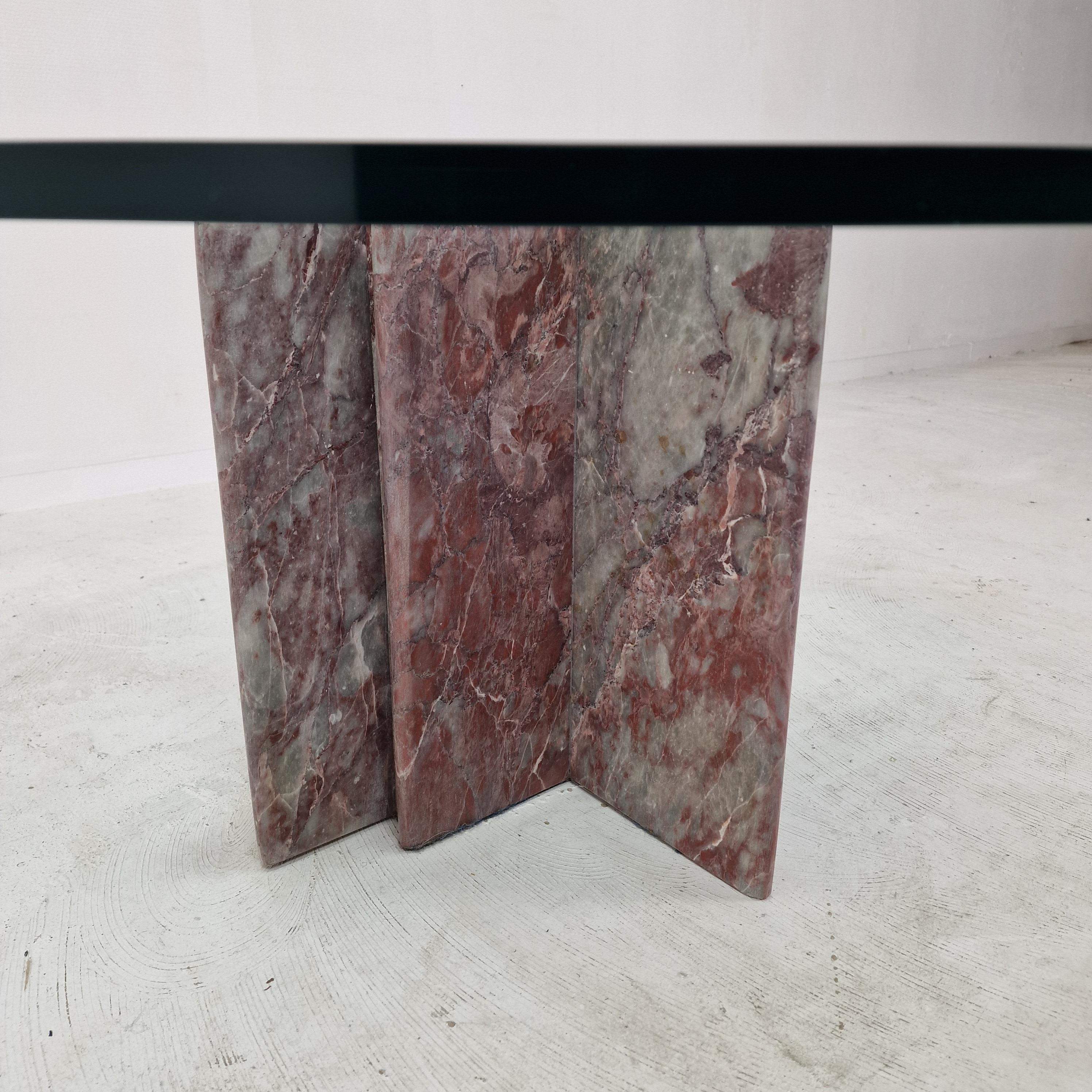 Italian Marble Coffee Table, 1980's For Sale 13