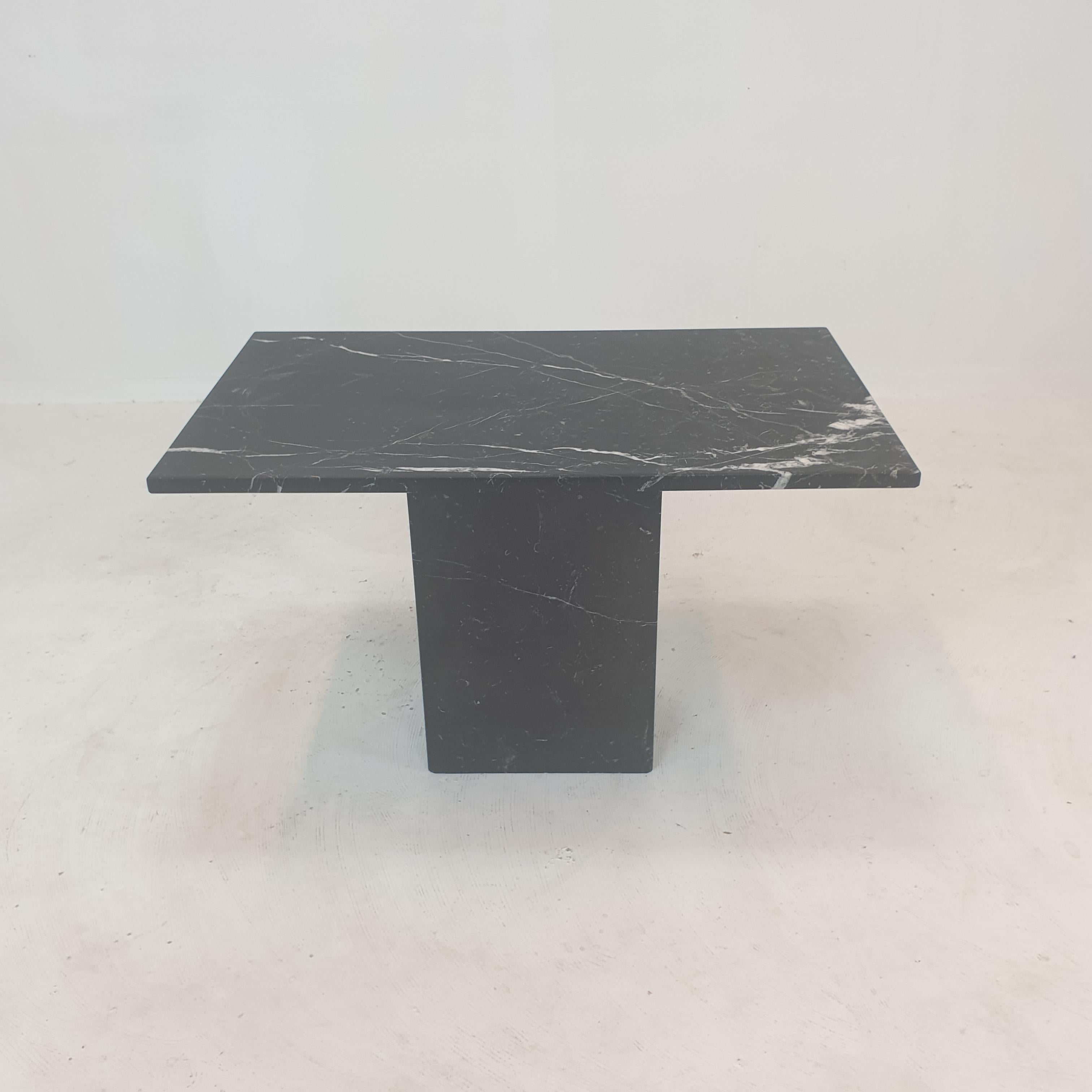 Mid-Century Modern Italian Marble Coffee Table, 1980's For Sale