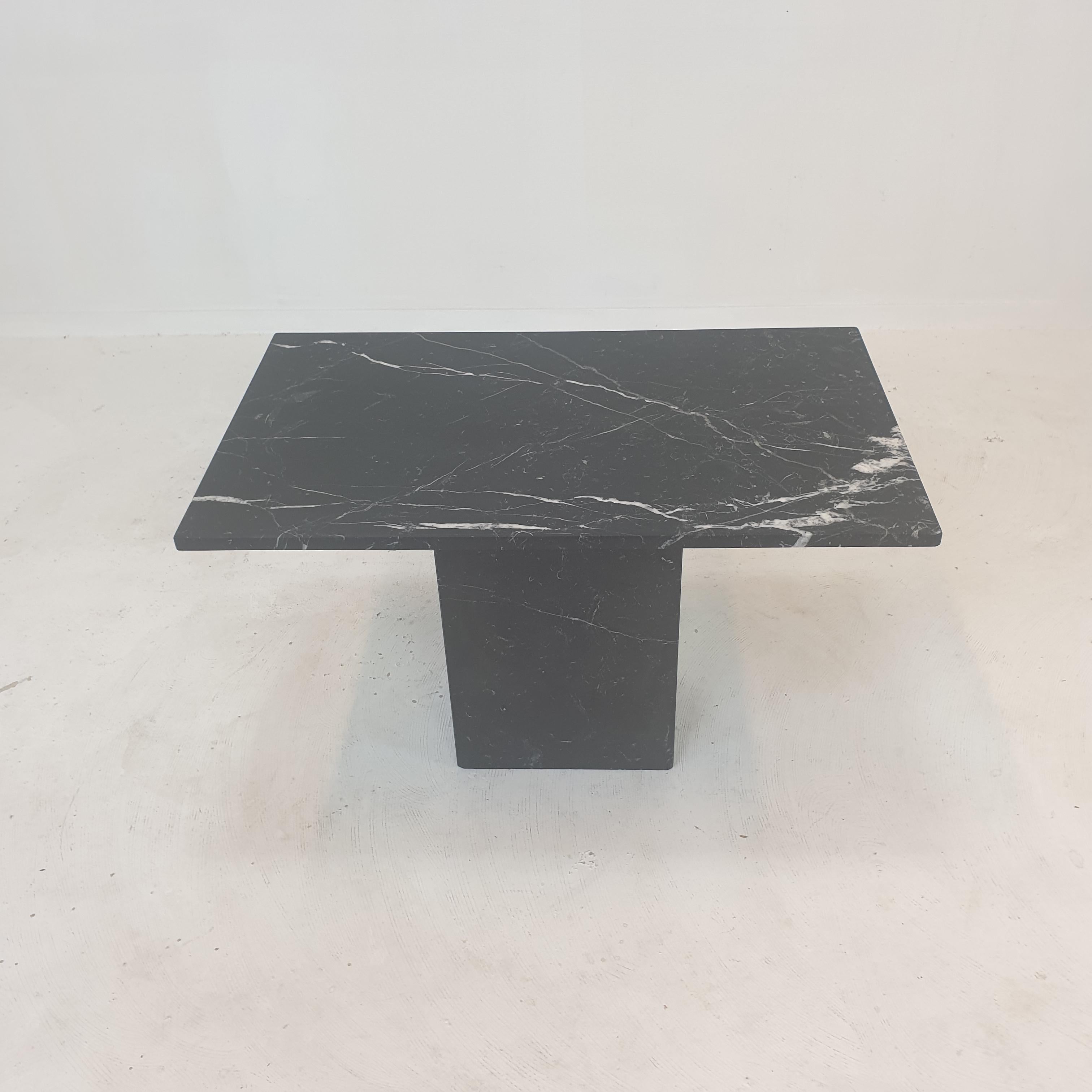 Hand-Crafted Italian Marble Coffee Table, 1980's For Sale