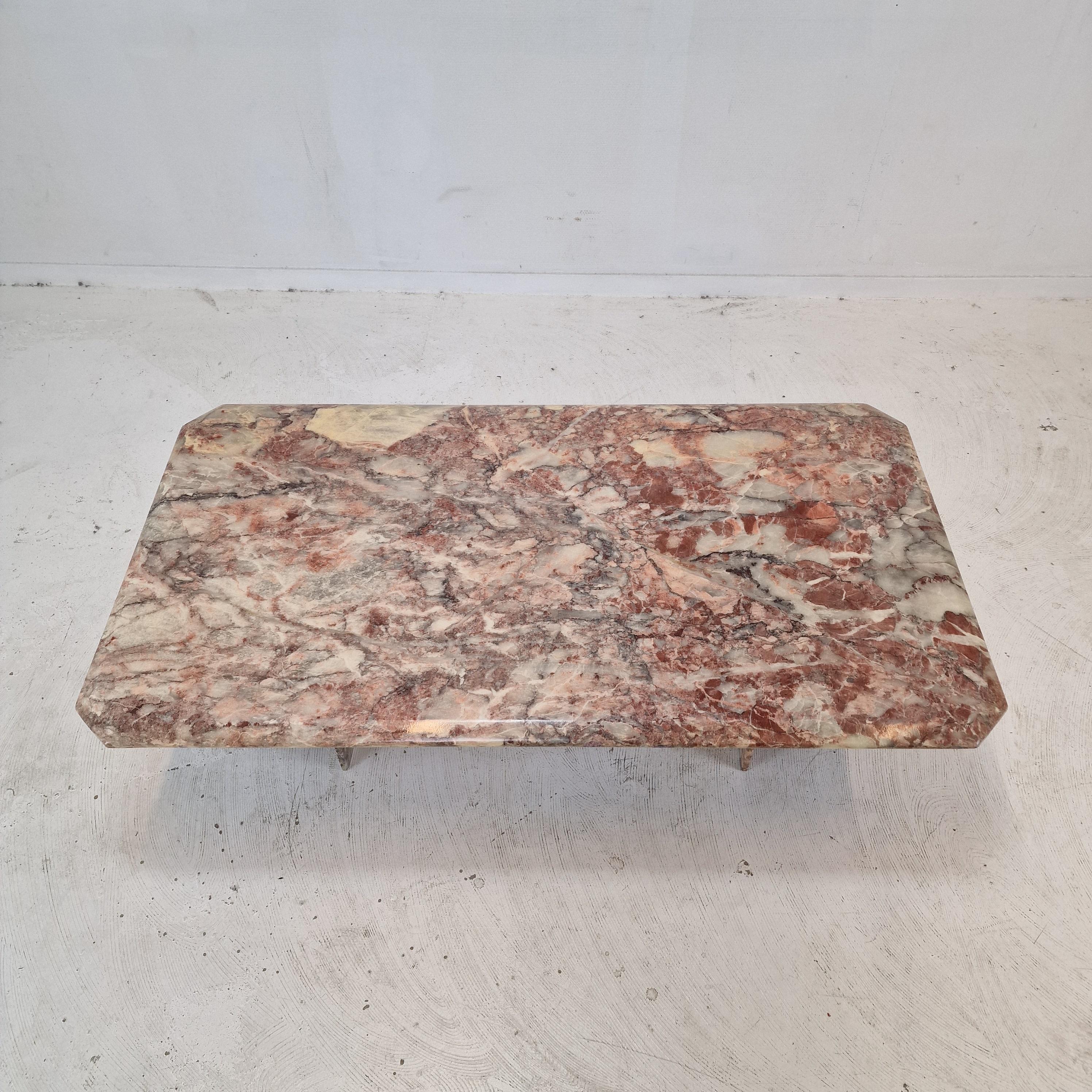 Italian Marble Coffee Table, 1980s For Sale 3