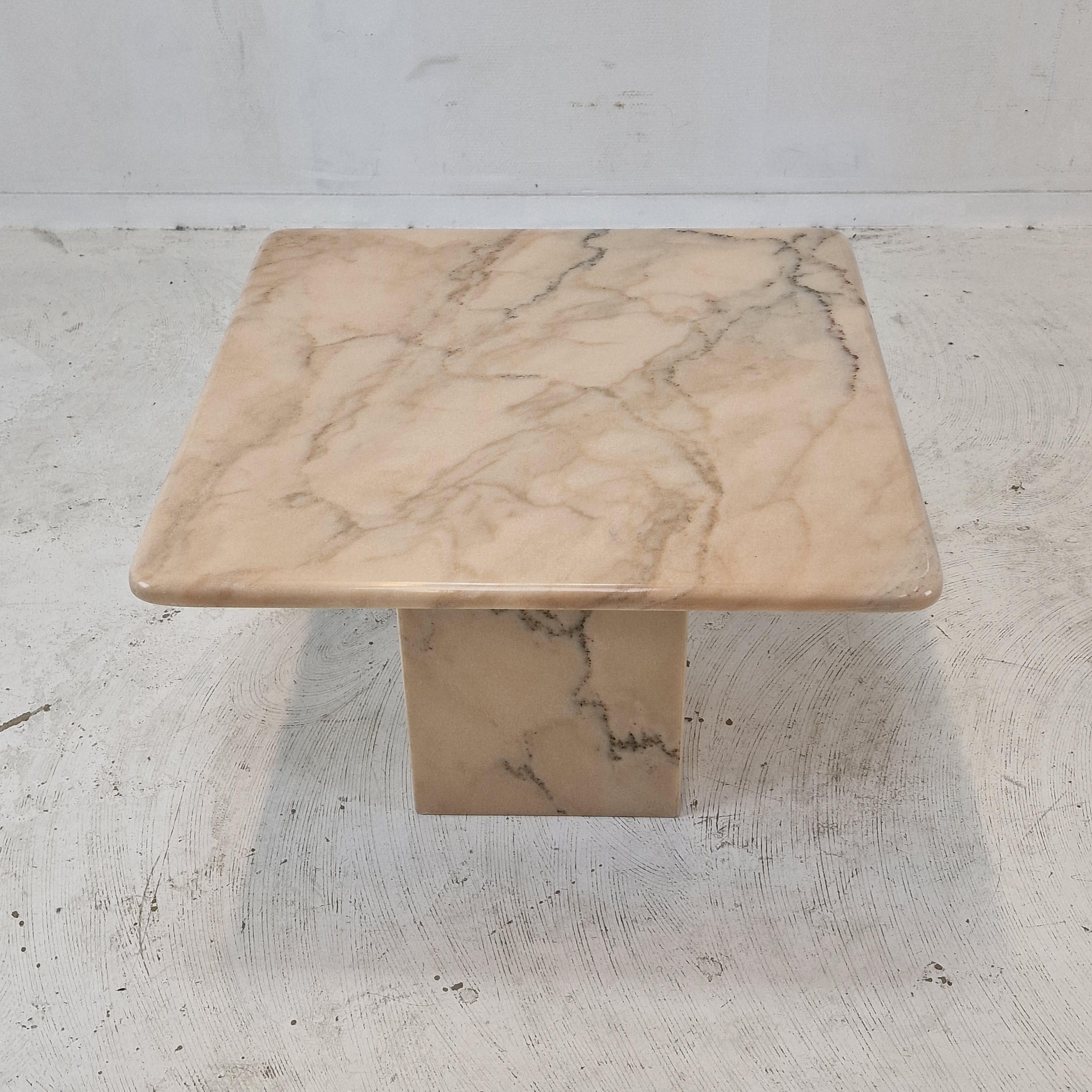 Italian Marble Coffee Table, 1980s For Sale 3