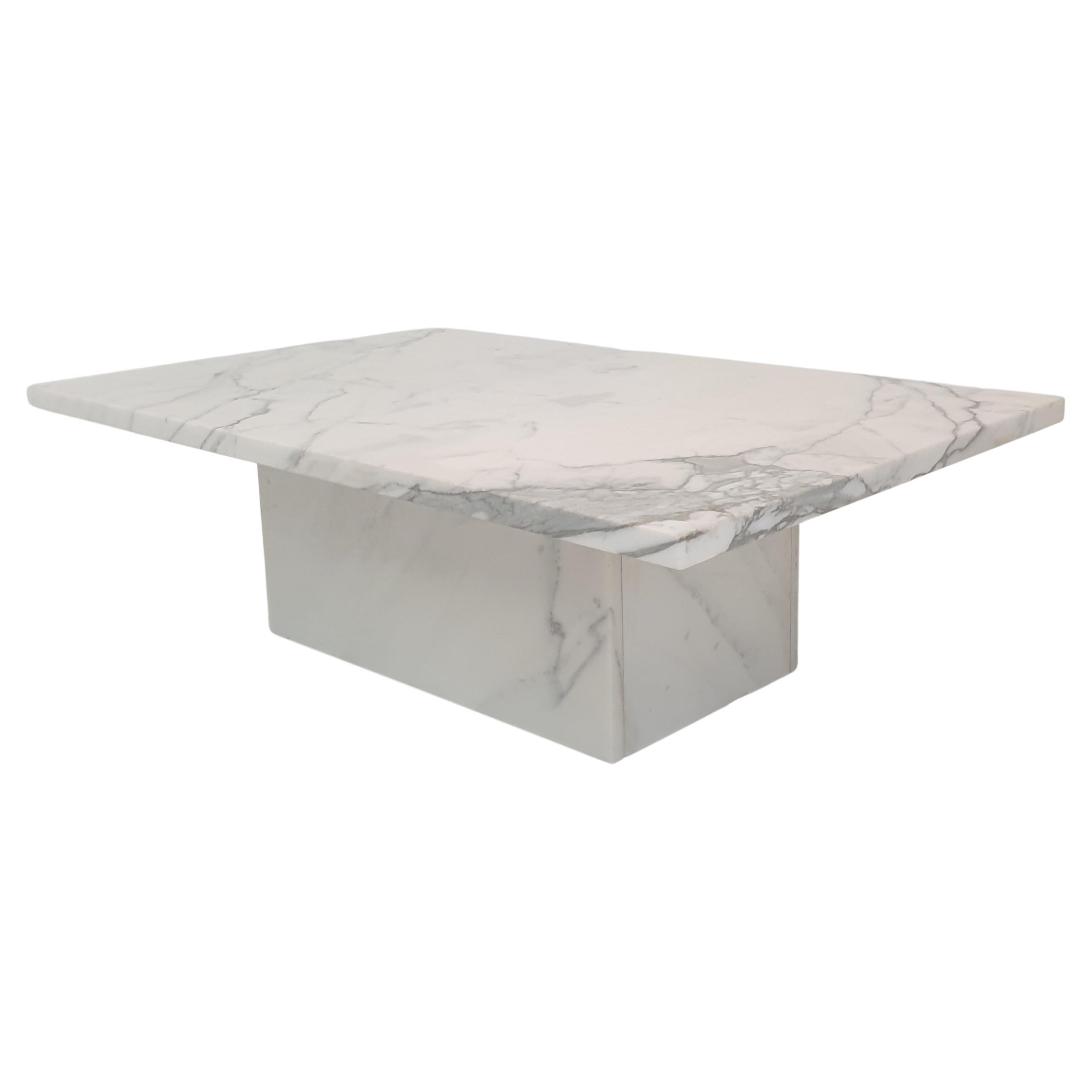 Italian Marble Coffee Table, 1980's at 1stDibs