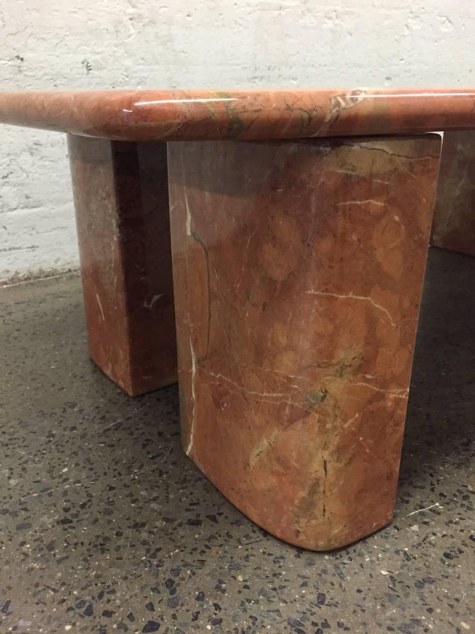Mid-20th Century Italian Marble Coffee Table by Angelo Mangiarotti For Sale
