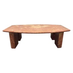 Italian Marble Coffee Table by Angelo Mangiarotti