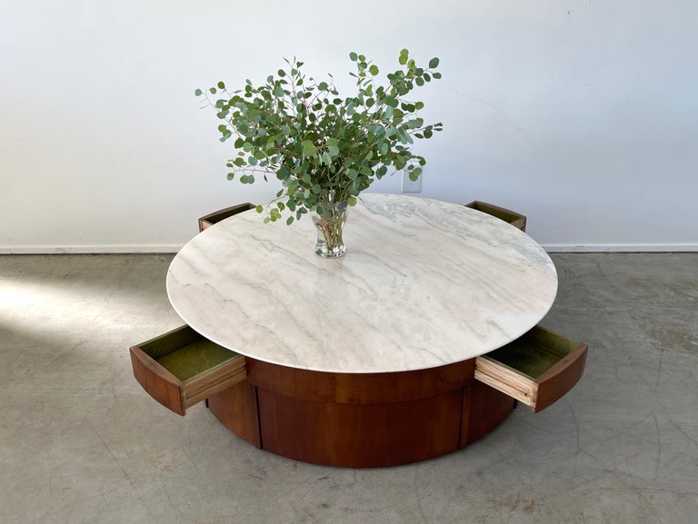 Italian Marble Coffee Table at 1stDibs