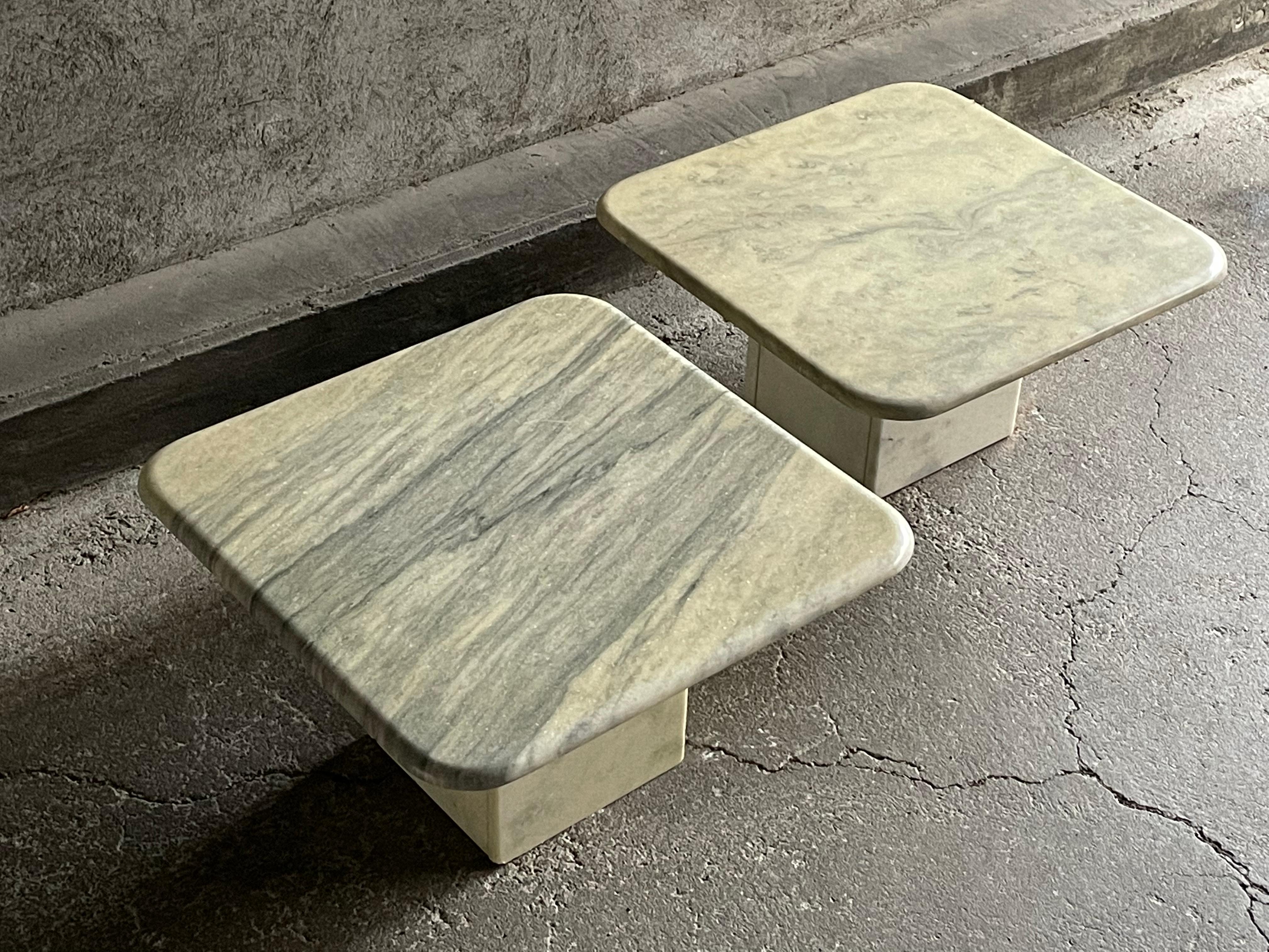 Italian Marble Coffee Tables, 1960s, Set of 2 For Sale 7