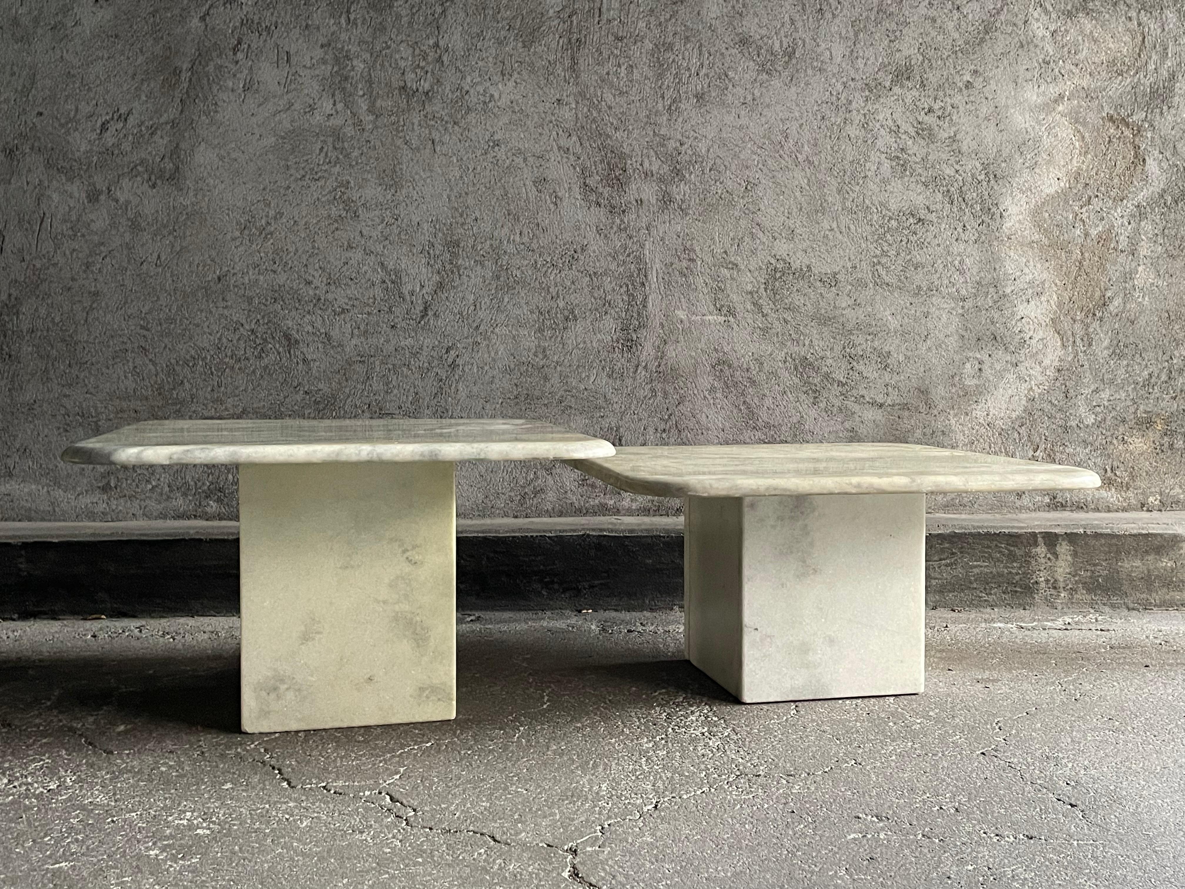 Italian Marble Coffee Tables, 1960s, Set of 2 For Sale 14