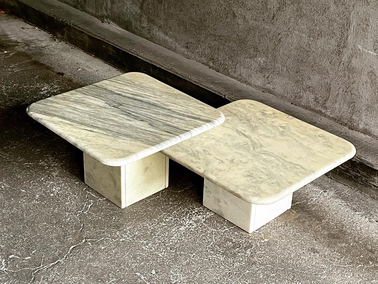 Italian Marble Coffee Tables, 1960s, Set of 2 For Sale 18