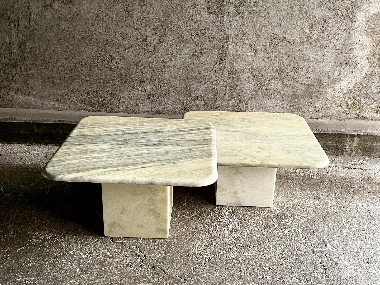 Italian Marble Coffee Tables, 1960s, Set of 2 For Sale 19