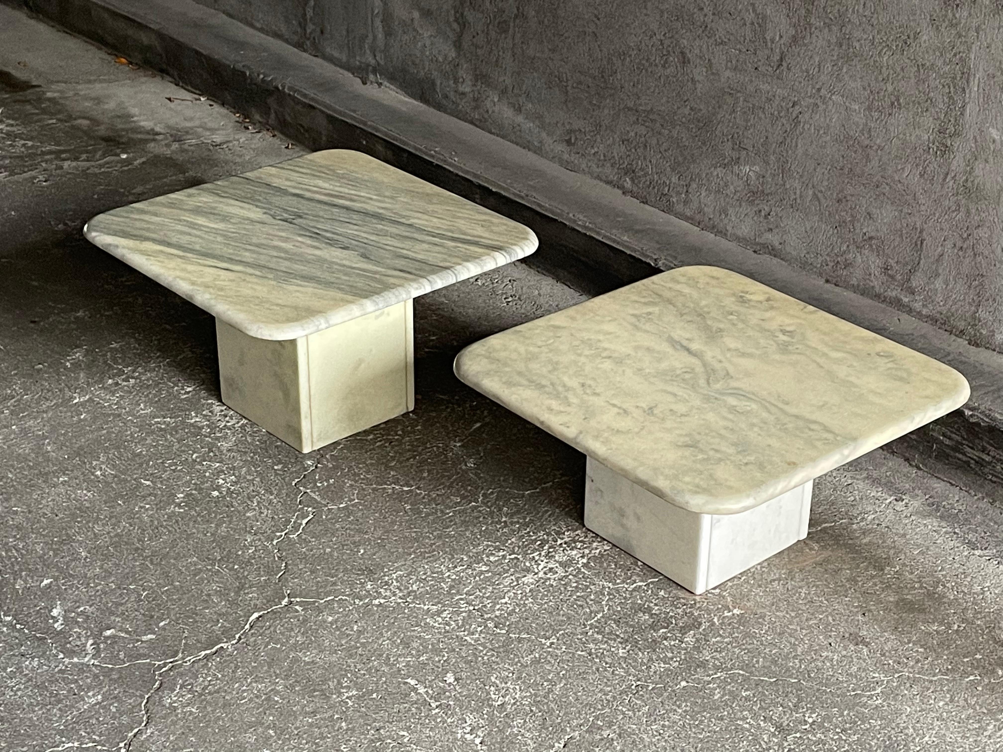 Italian Marble Coffee Tables, 1960s, Set of 2 For Sale 20