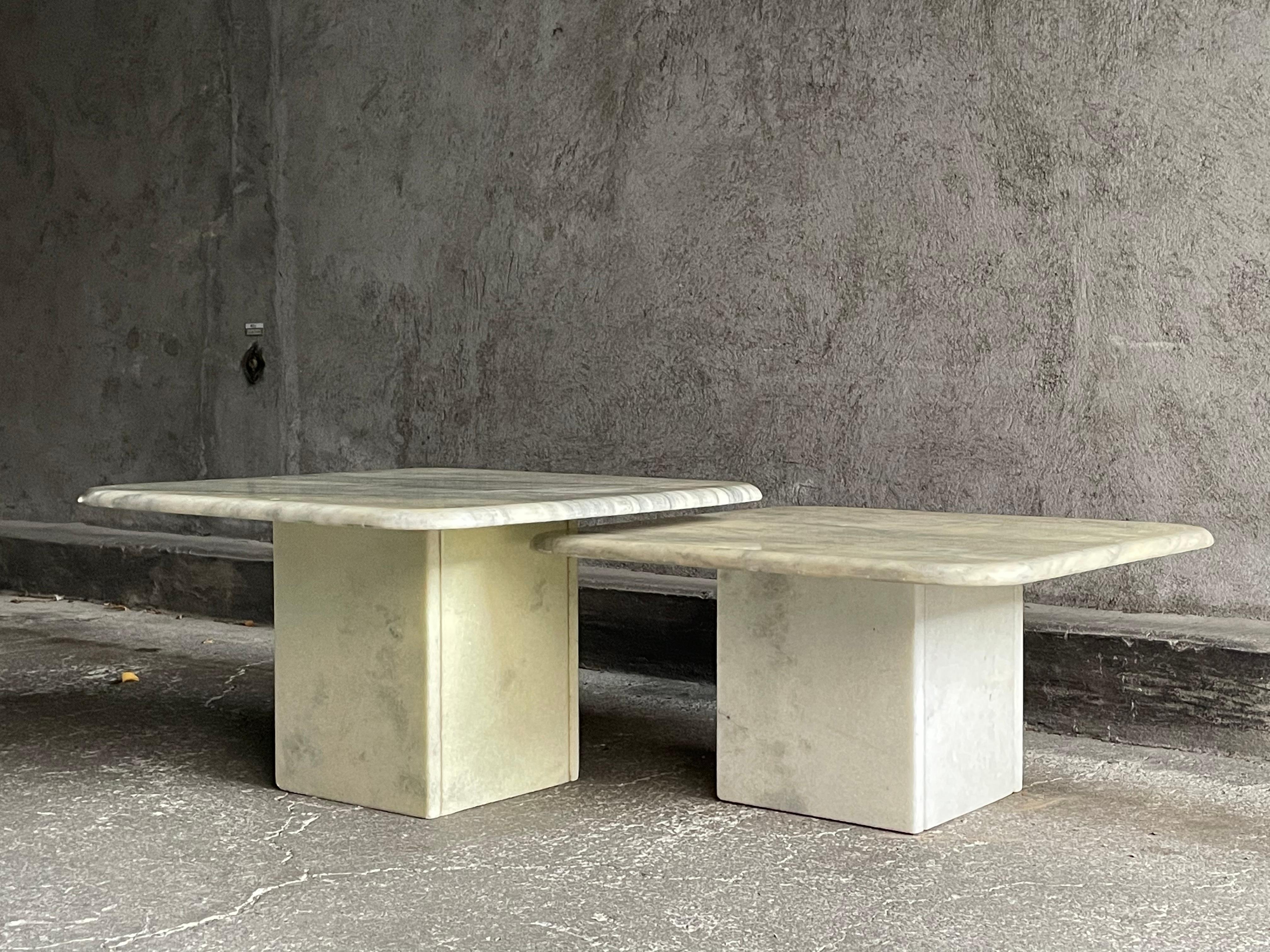 Italian Marble Coffee Tables, 1960s, Set of 2 For Sale 22