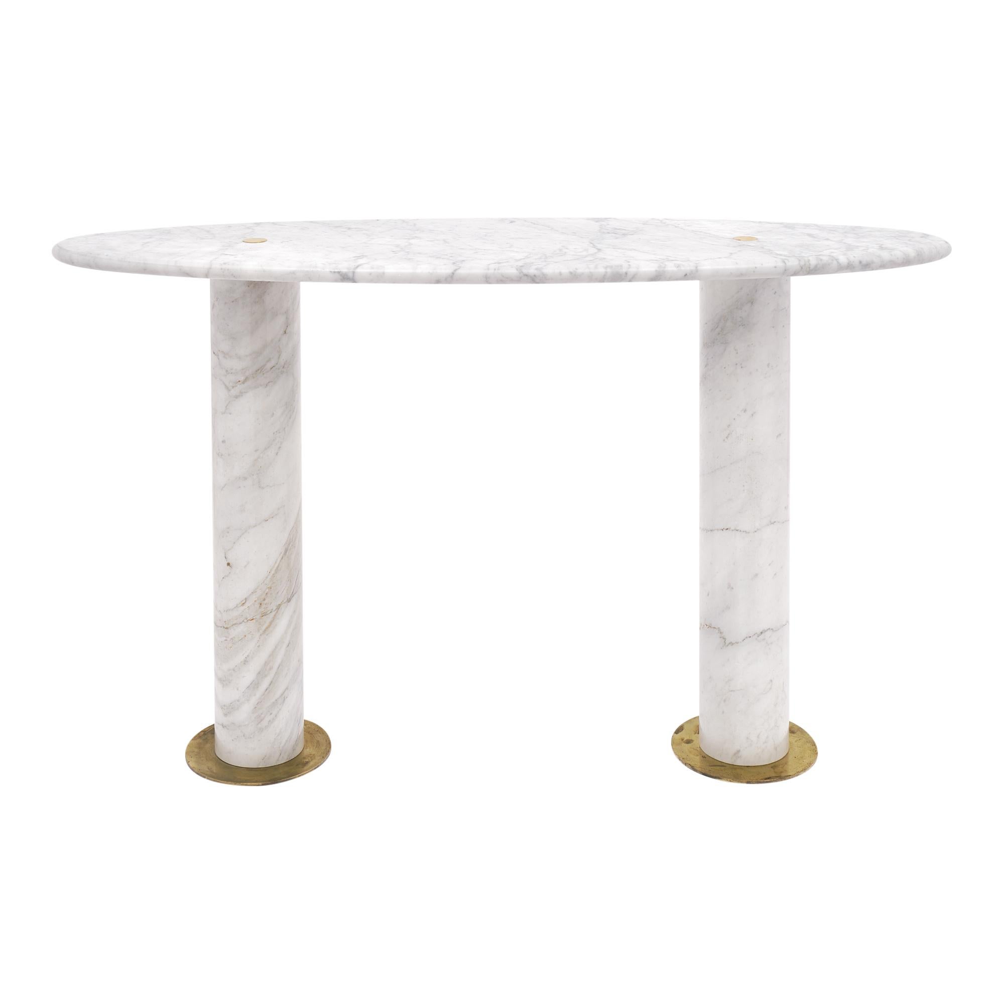 Italian Marble Console Table 1