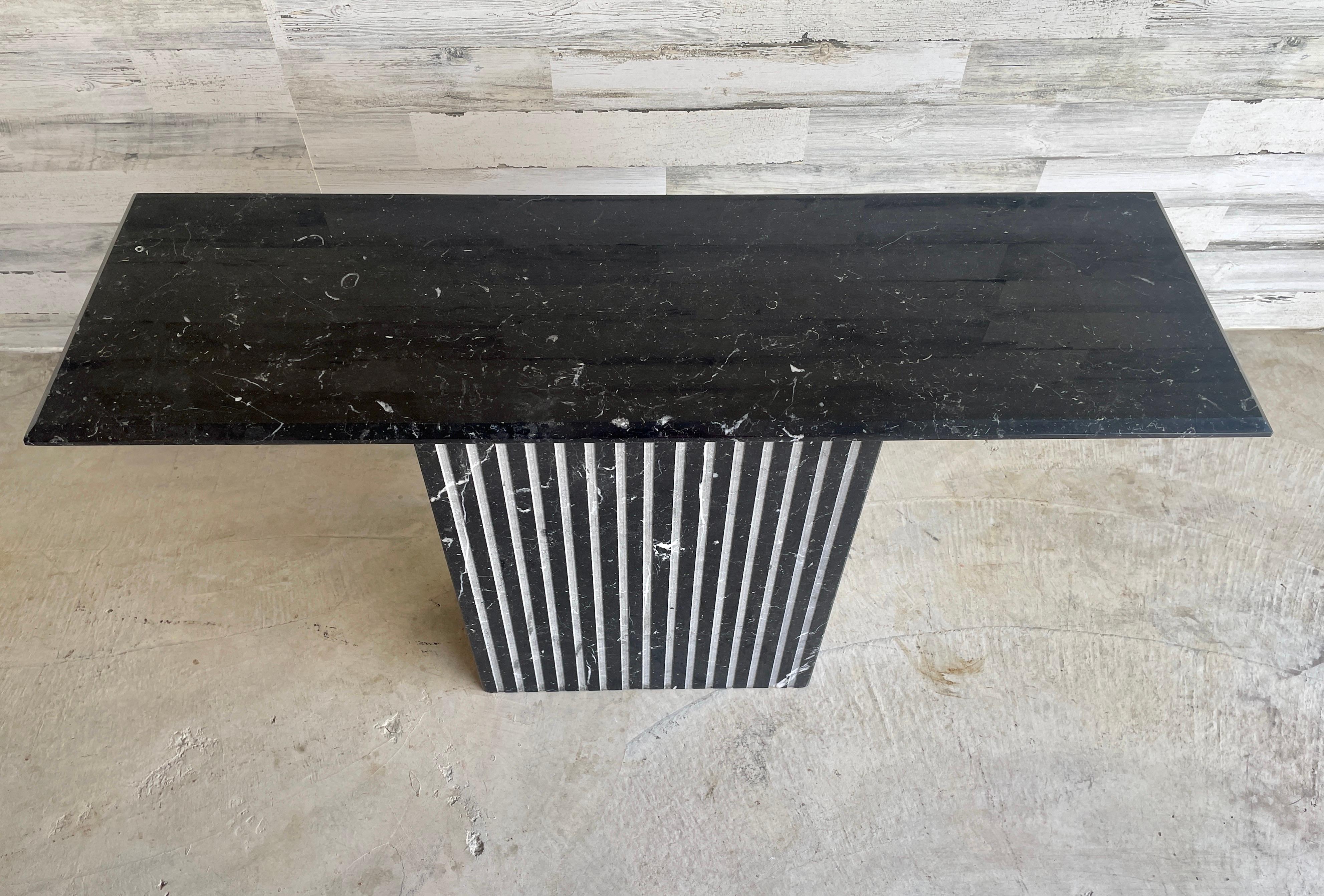 Italian Marble Console Table For Sale 3