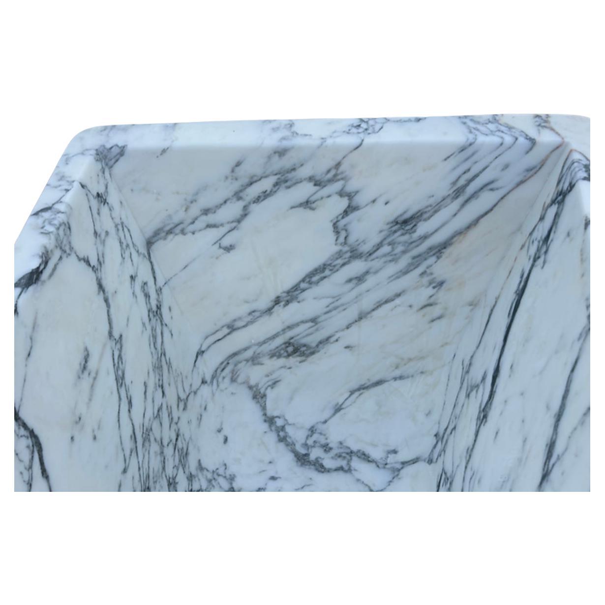 Marbre Baignoire sur mesure en marbre italien Design/One en vente