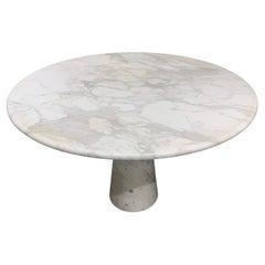 Italian marble dining or center table circa 1980