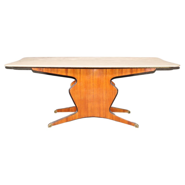 Italian Marble Dining Table For Sale at 1stDibs