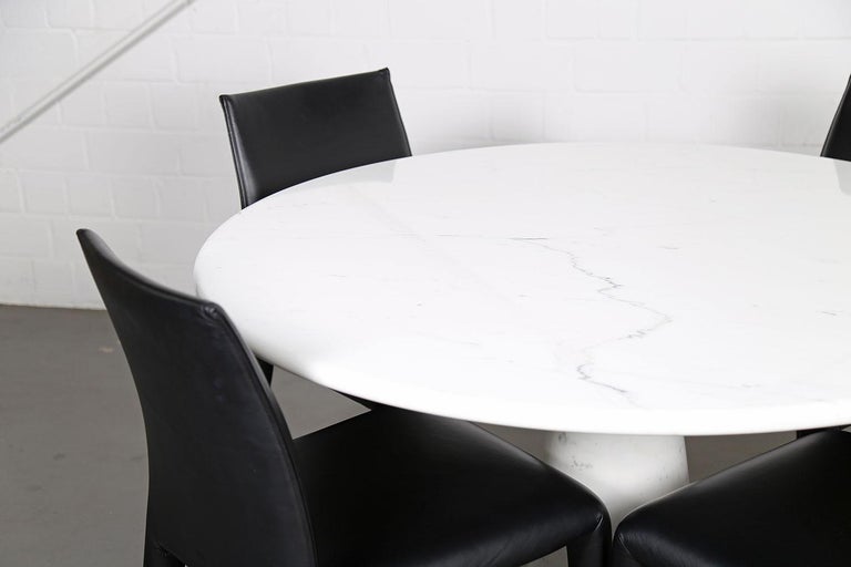 Italian Marble Dining Table in the Style of Angelo Mangiarotti M1 T70