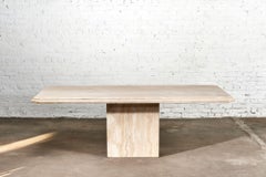 Tavolo da pranzo in marmo italiano, Stone International 1970