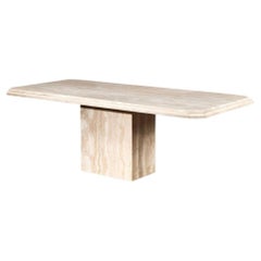 Italian Marble Dining Table, Stone International 1970