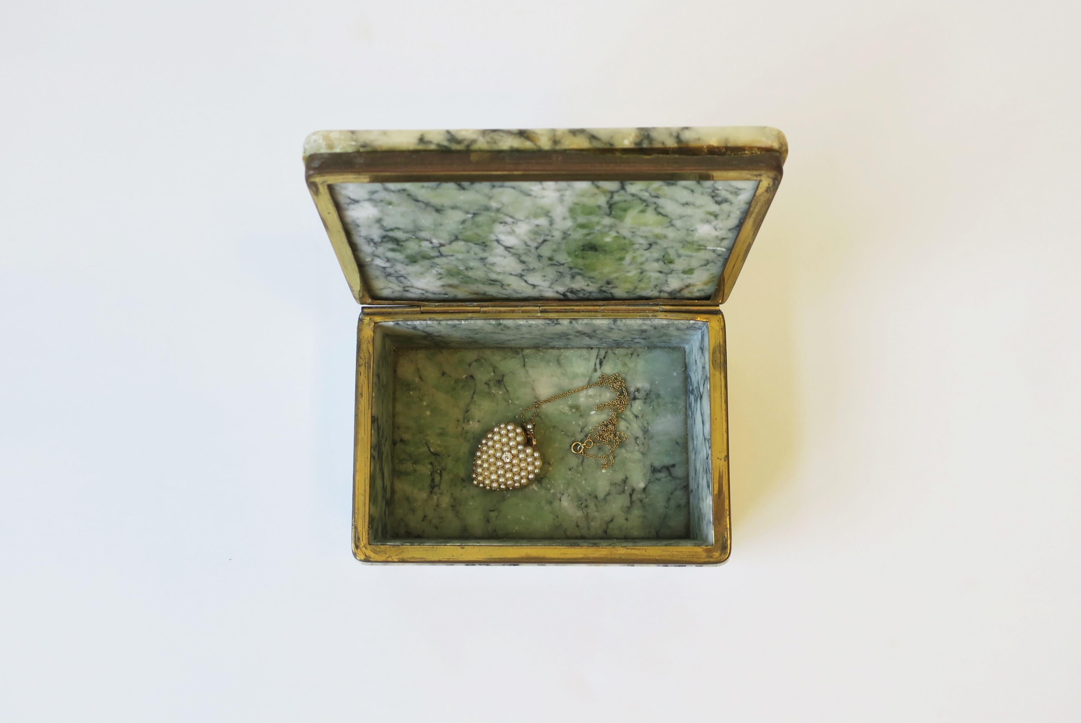 Italian Marble Jewelry Box 7