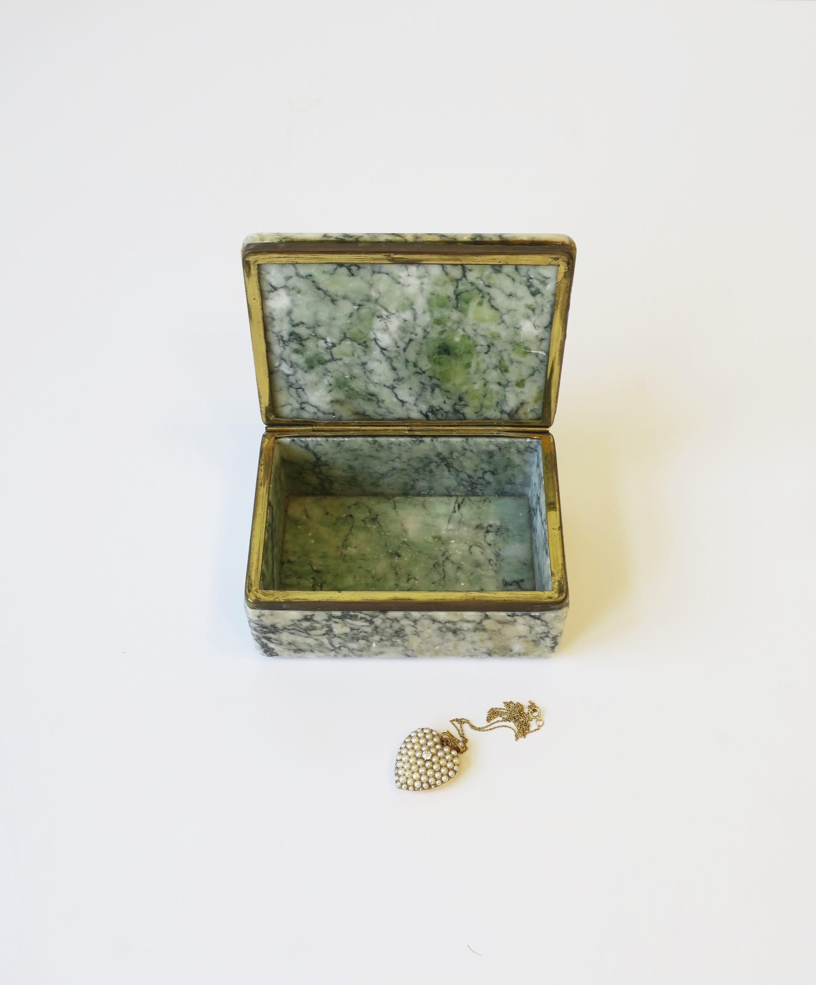 Italian Marble Jewelry Box 8