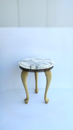Italian Marble Drinks Table Rococo Style