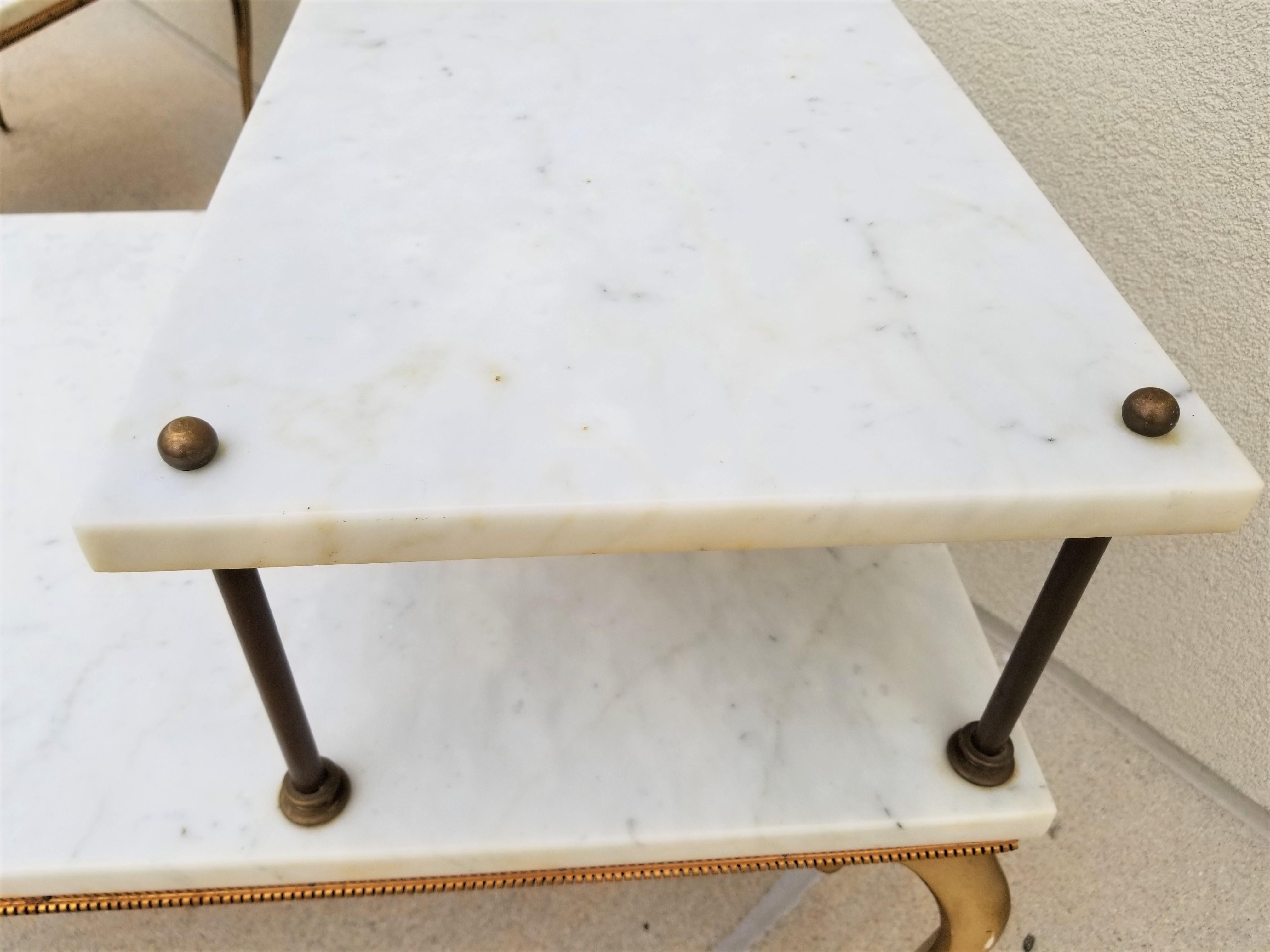 Italian Marble End Tables Made in Italy For Sale 10