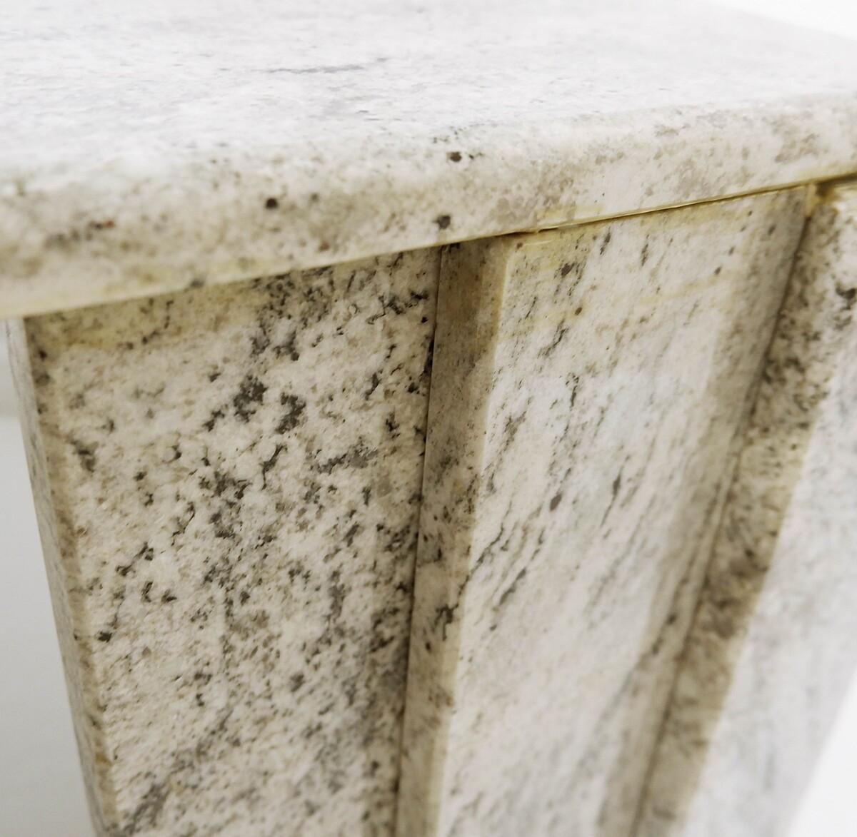 Italian Marble Eye Shaped Coffee Table, 1970s 5
