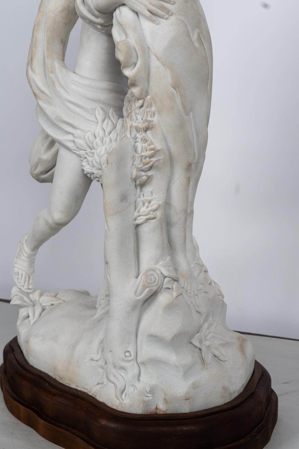 Italian Marble Figural Group For Sale 7