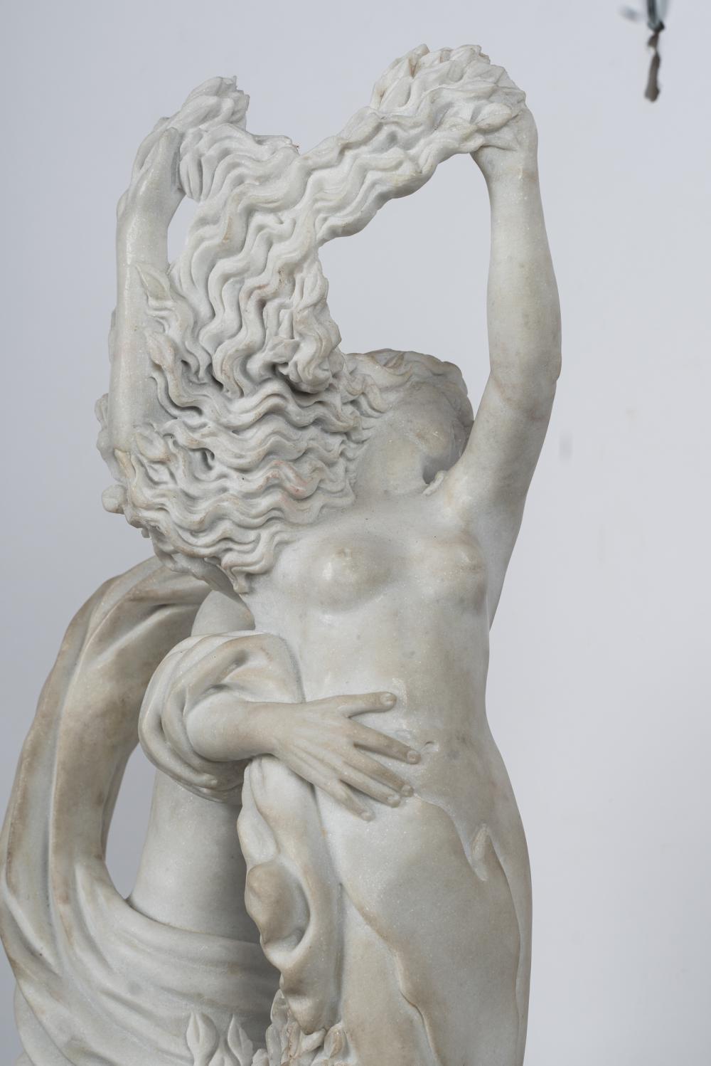 Italian Marble Figural Group For Sale 8