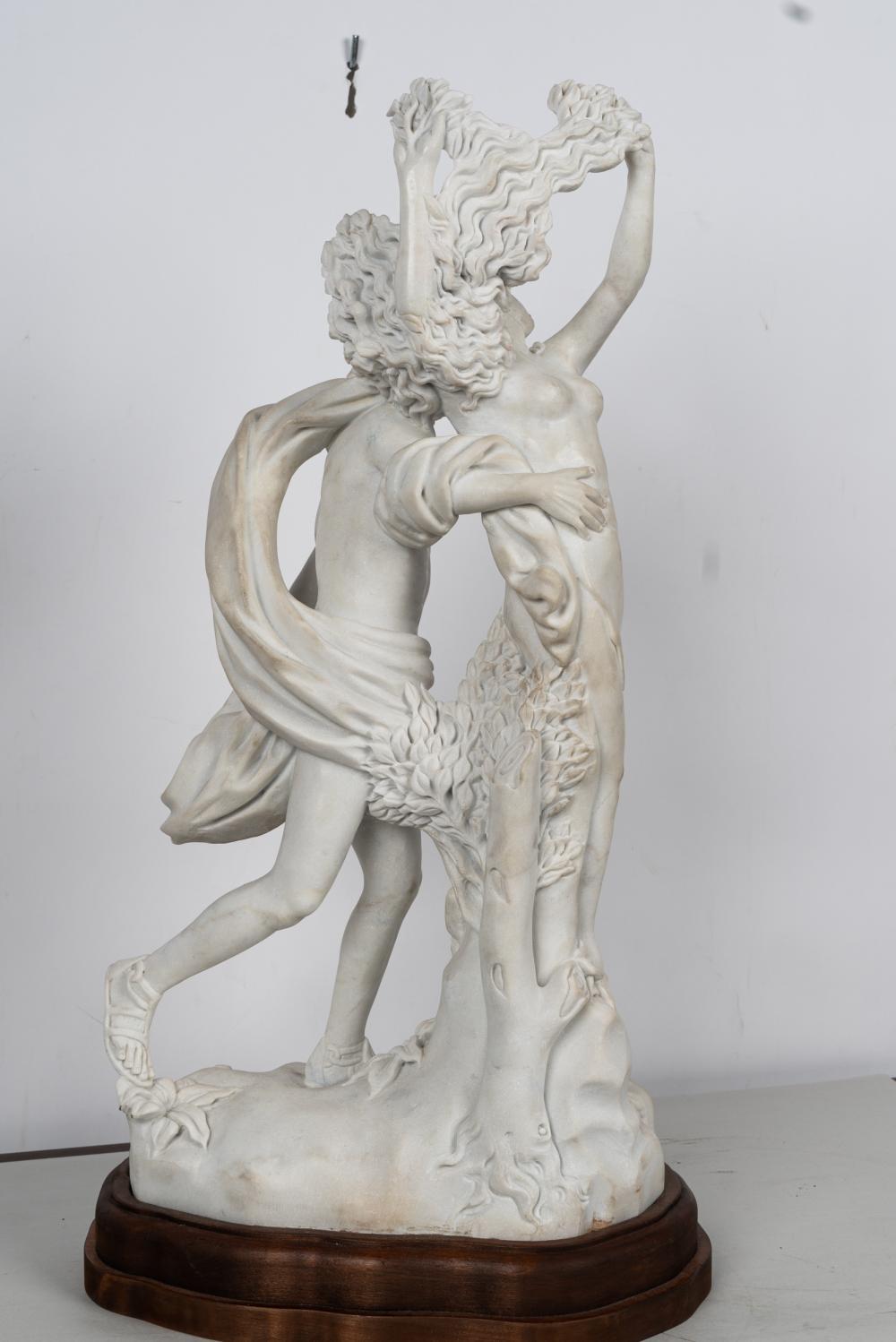 Italian Marble Figural Group For Sale 9