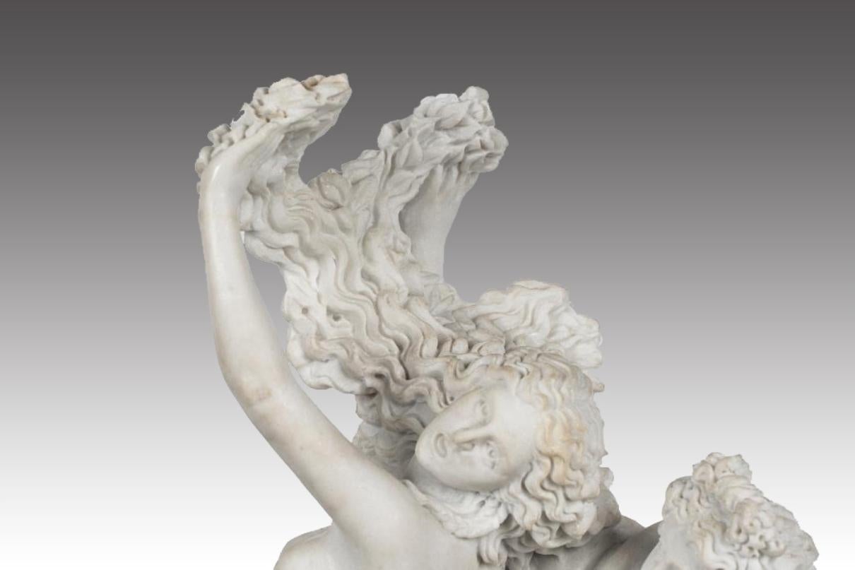 Italian Marble Figural Group For Sale 2